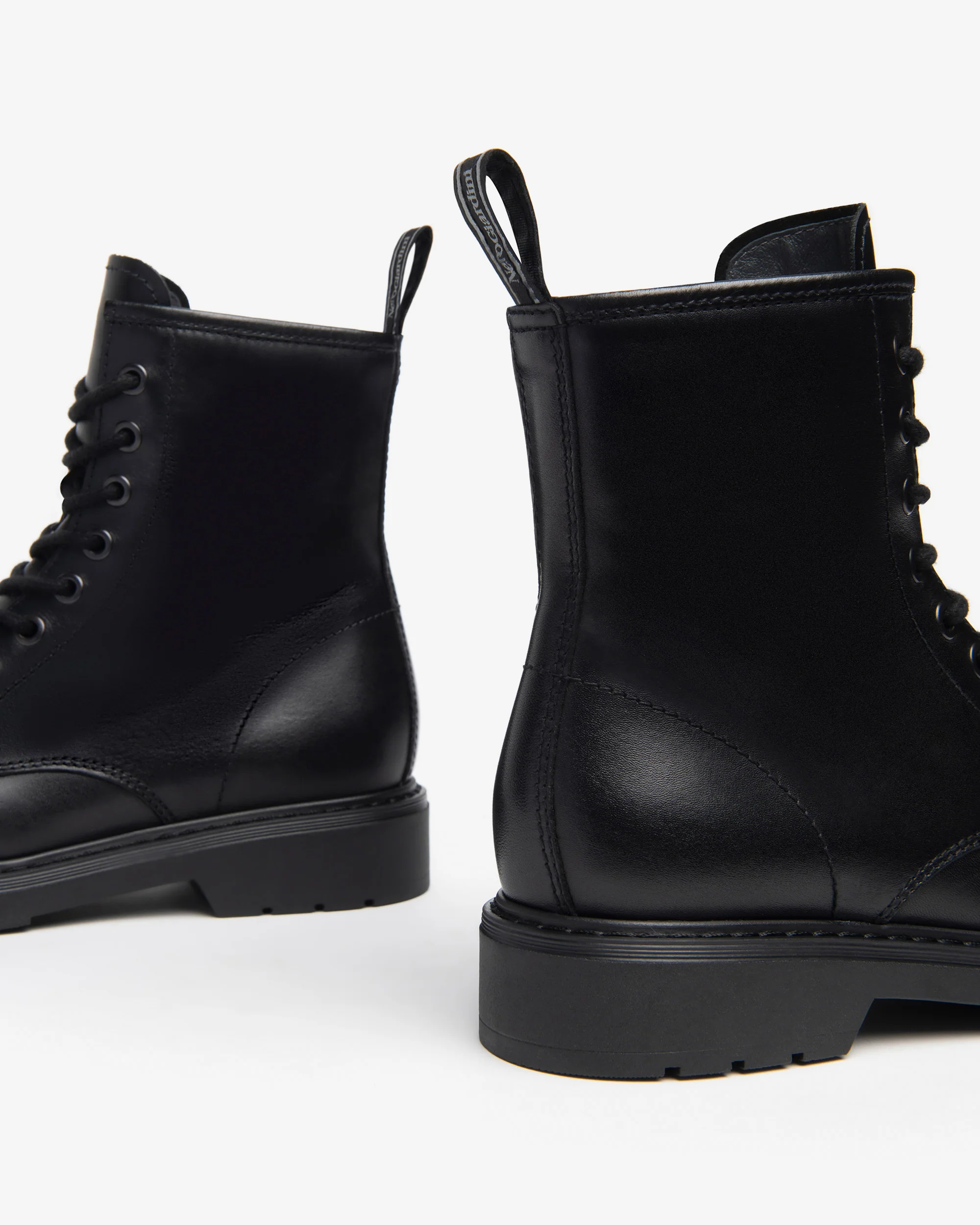 Women’s Leather Combat Boots - Image 4