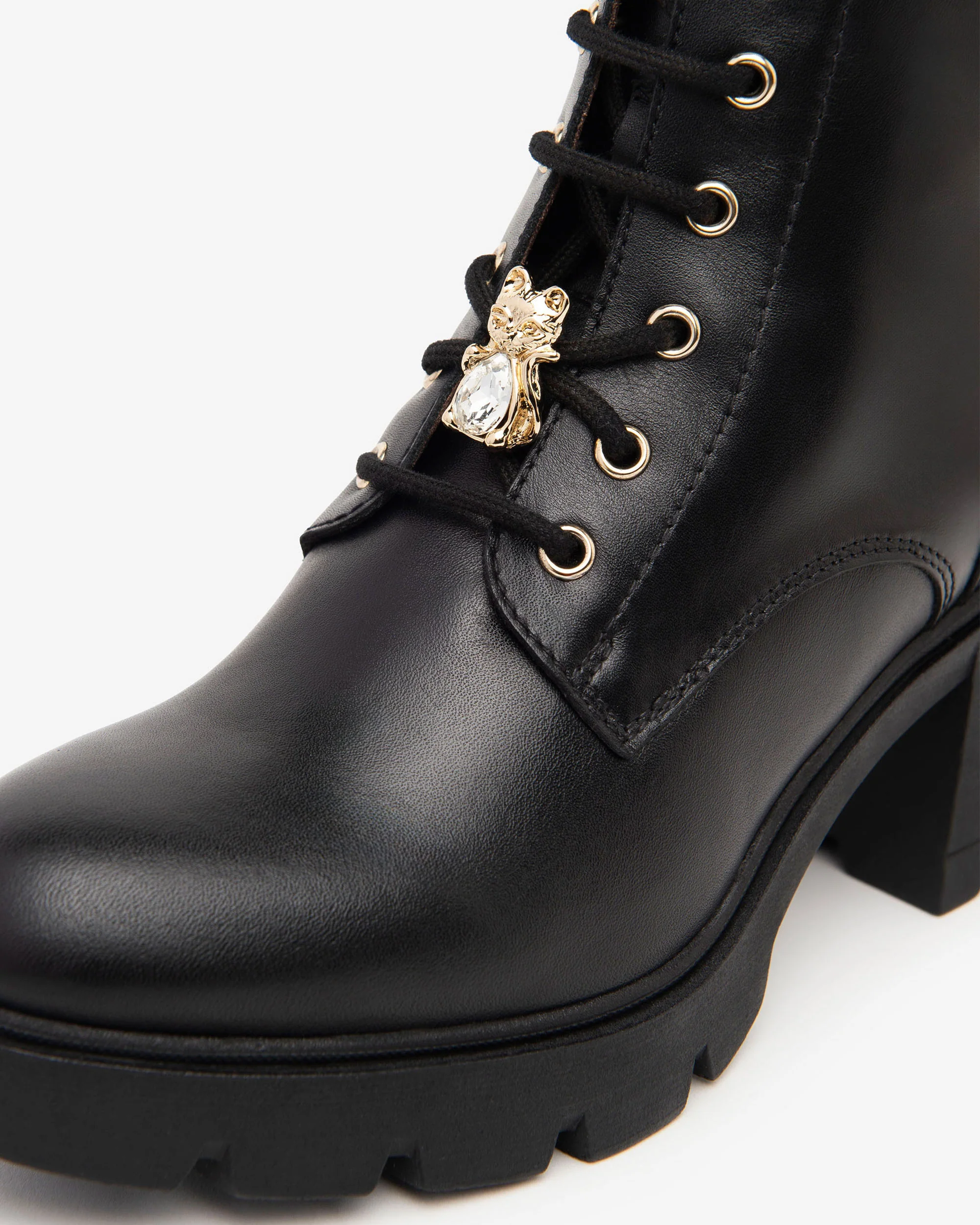 Women’s Leather Combat Boots - Image 3