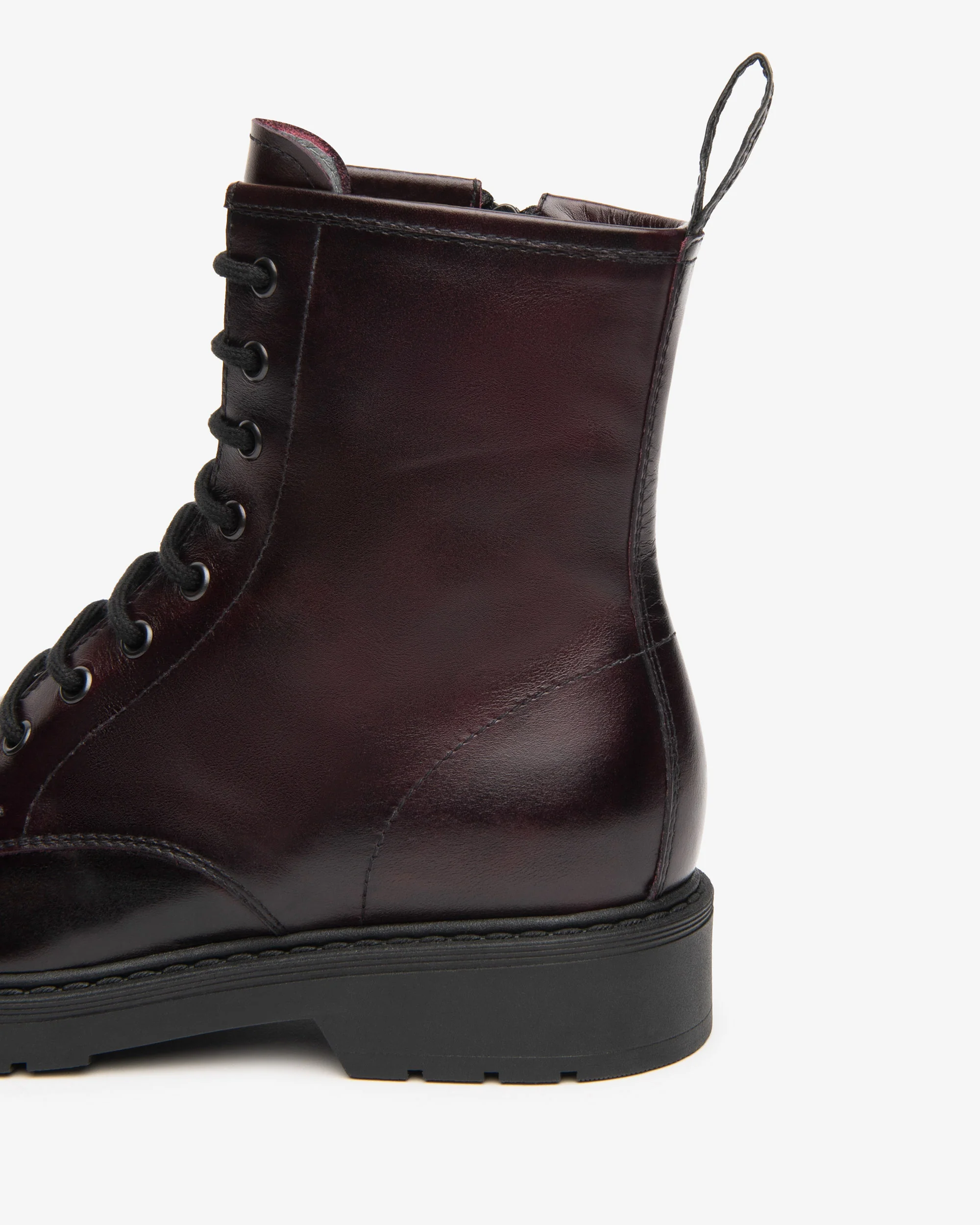 Women’s Leather Combat Boots - Image 3
