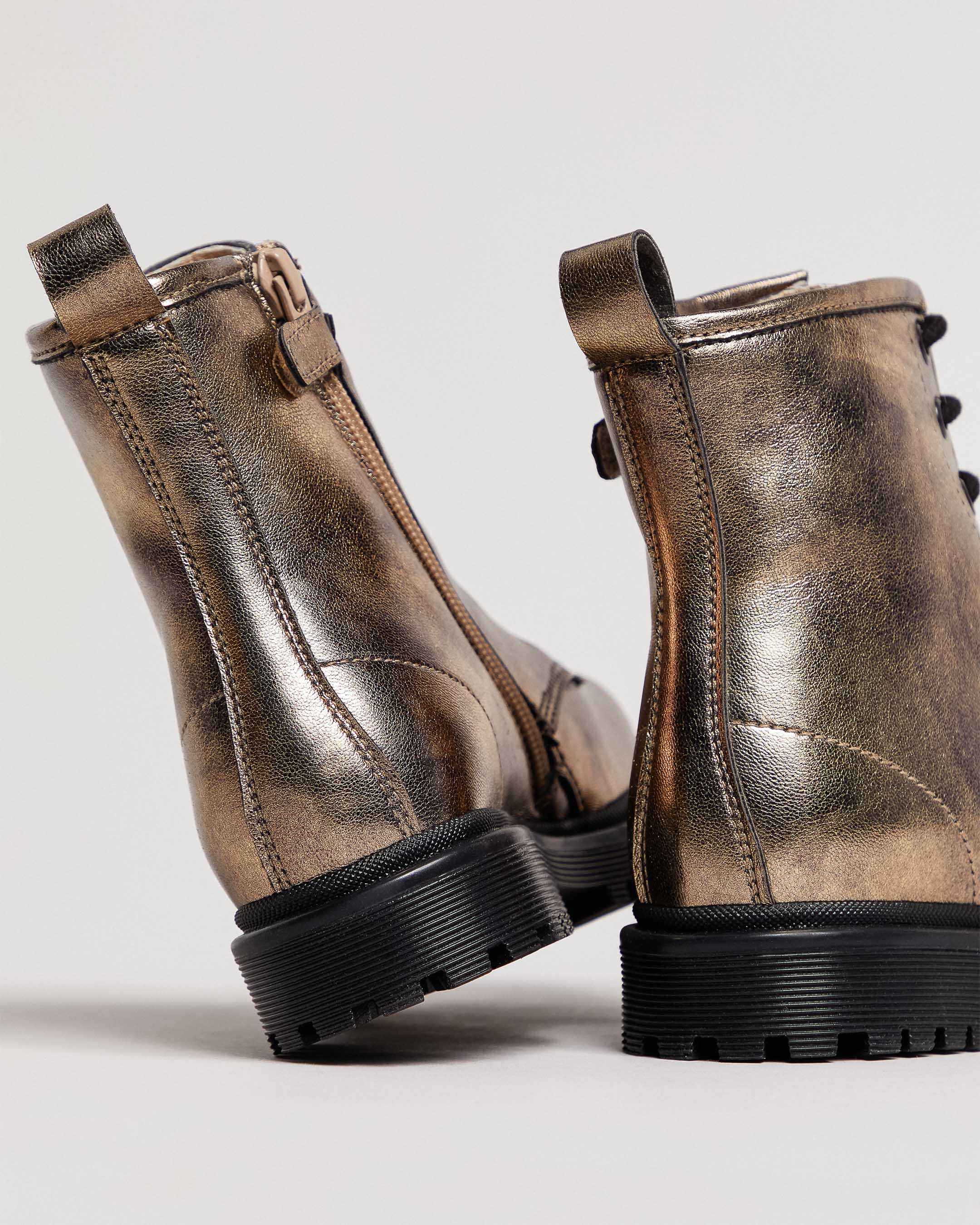 Teen Girls’ Technical Fabric Combat Boots - Image 3