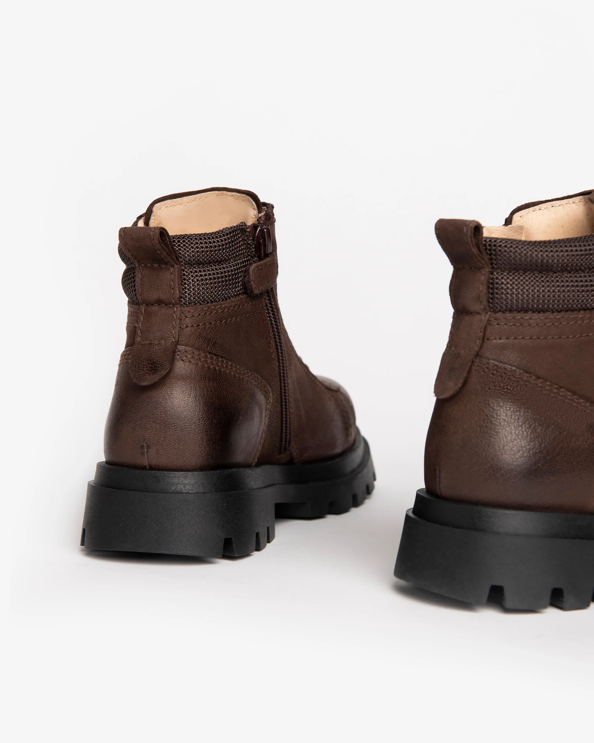 Teen Boys’ Leather Combat Boots - Image 4