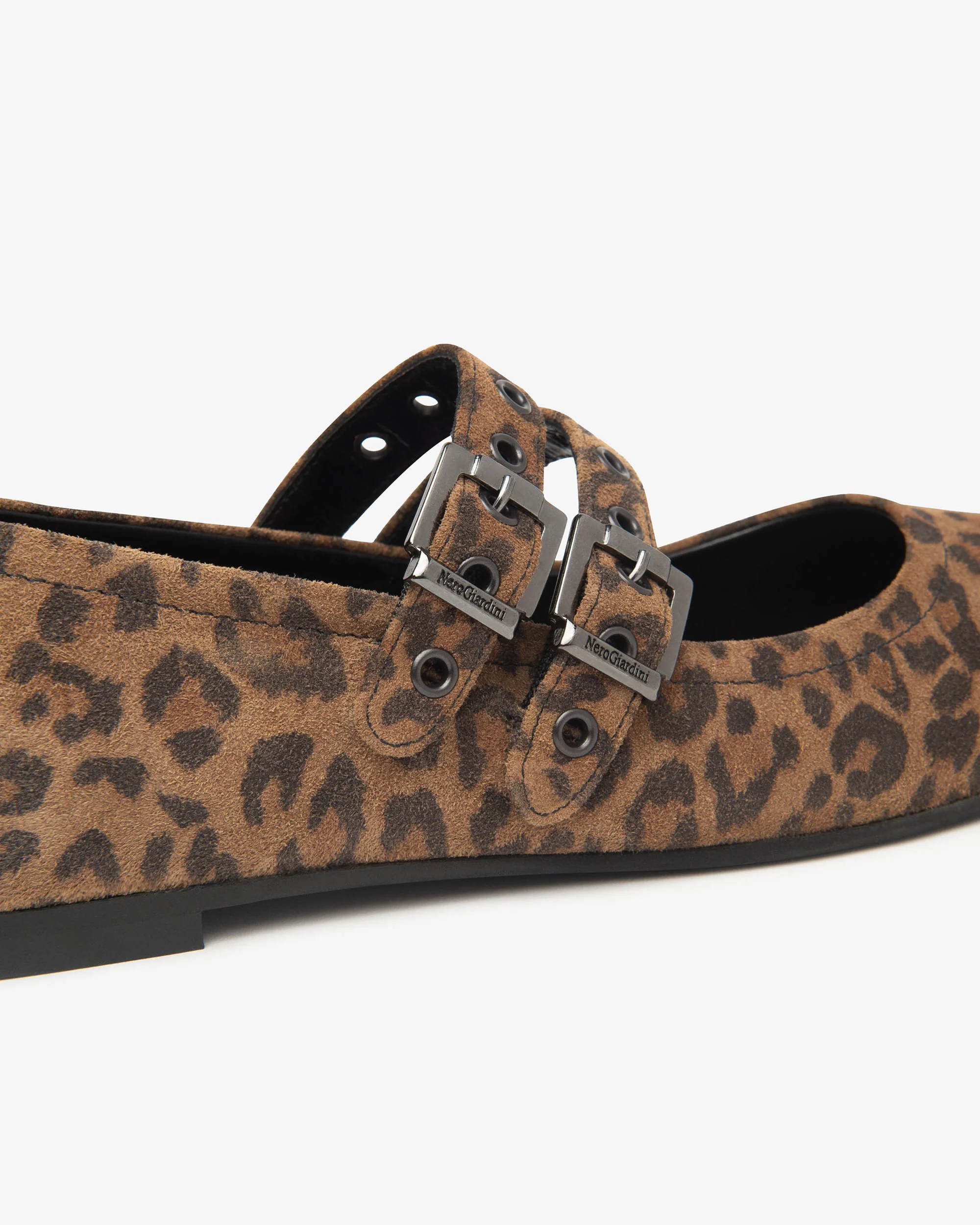 Women’s Suede Ballerina Shoes - Image 3