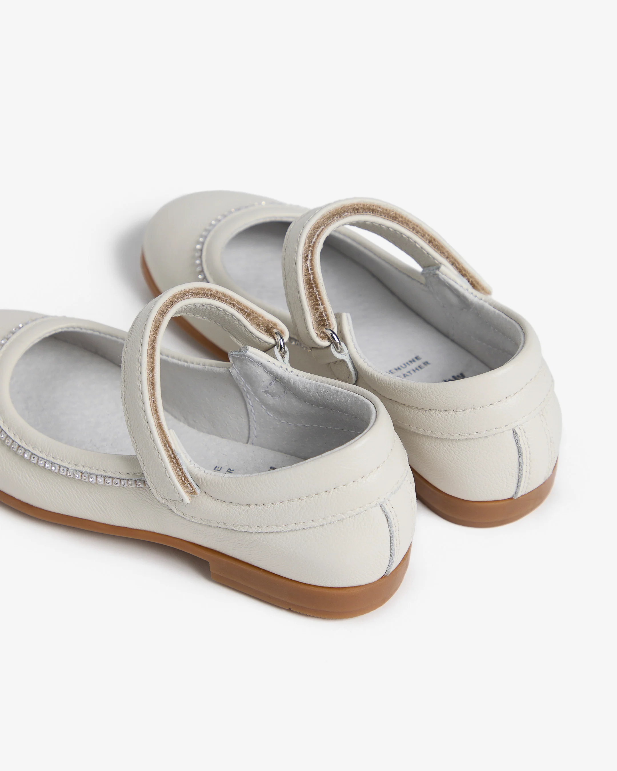 Junior Leather Ballerina Shoes for Girls - Image 3