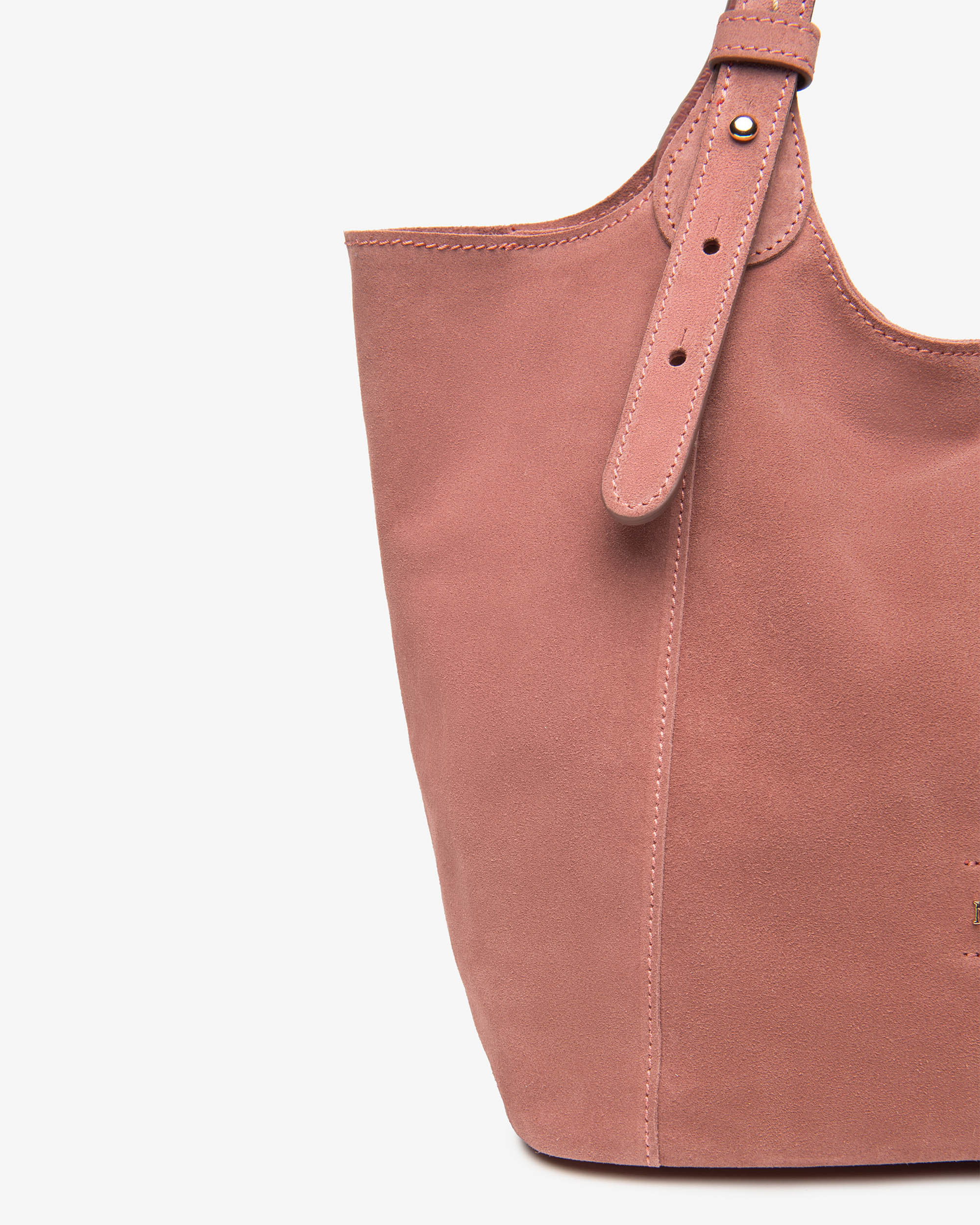 Women's Suede Shopping Bag - Image 3