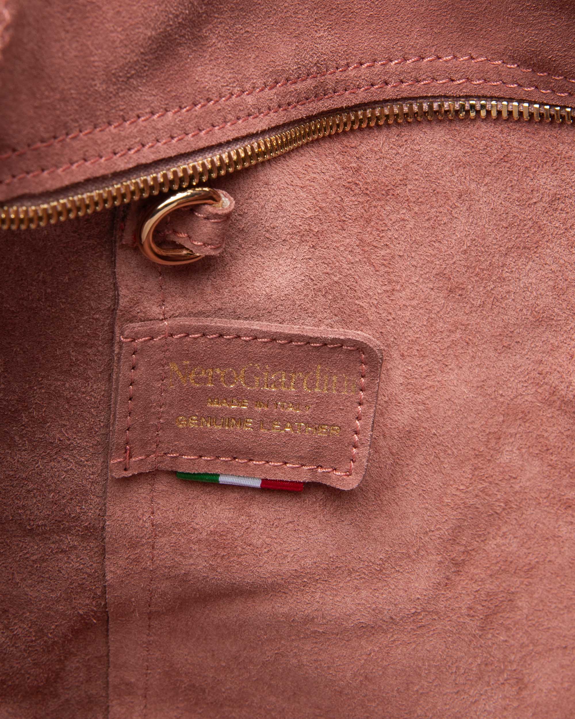 Women's Suede Shopping Bag - Image 4