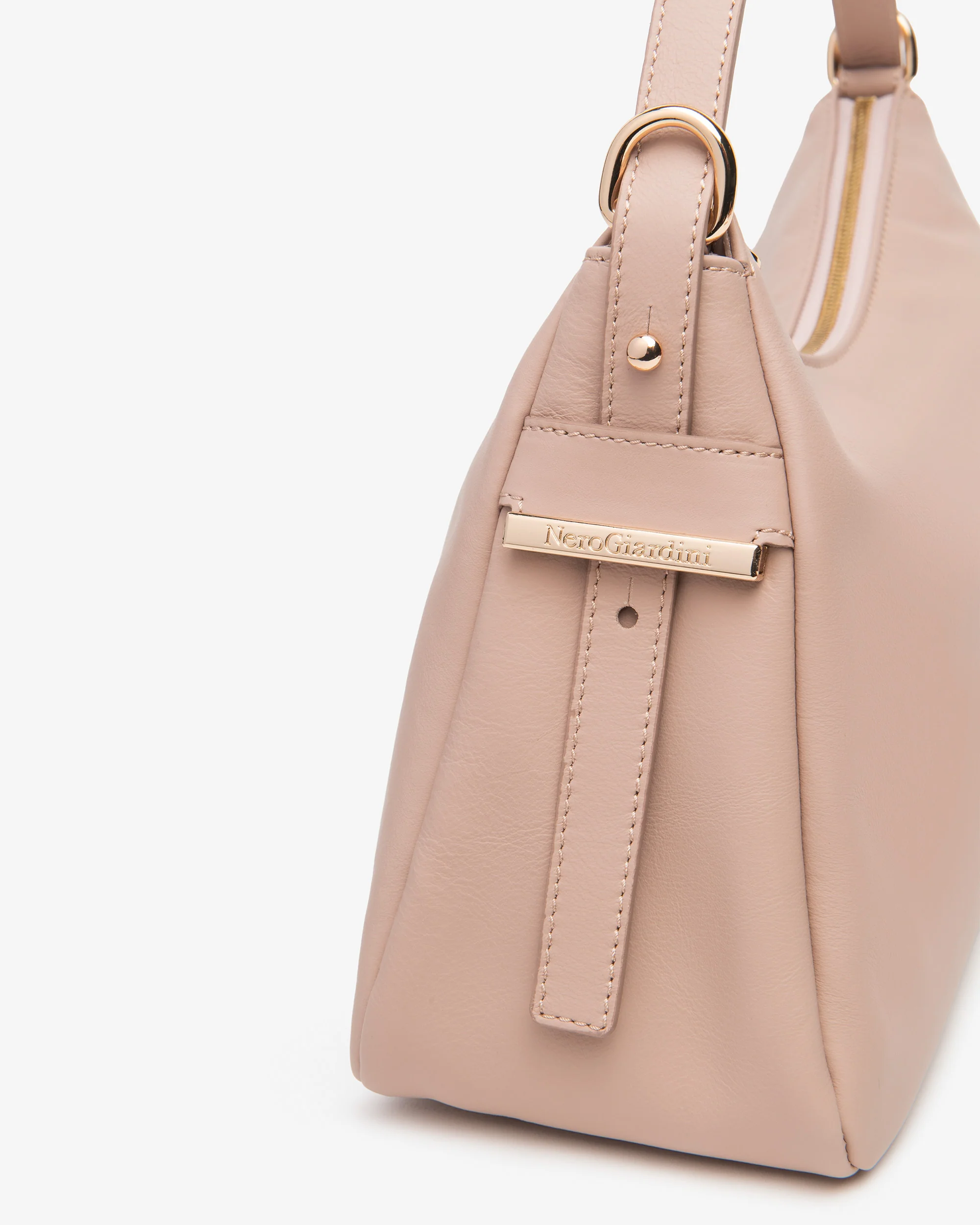 Women's Leather Hobo Bag - Image 3