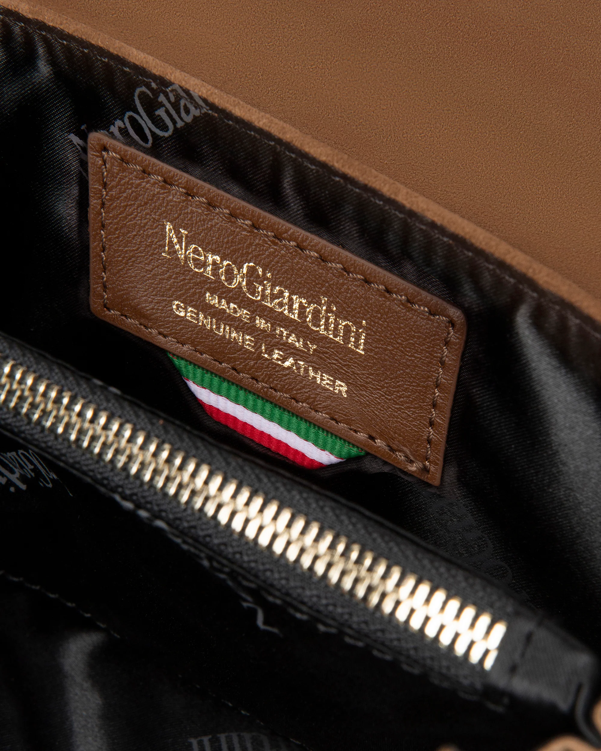 Women’s Leather and Suede Clutch - Image 4