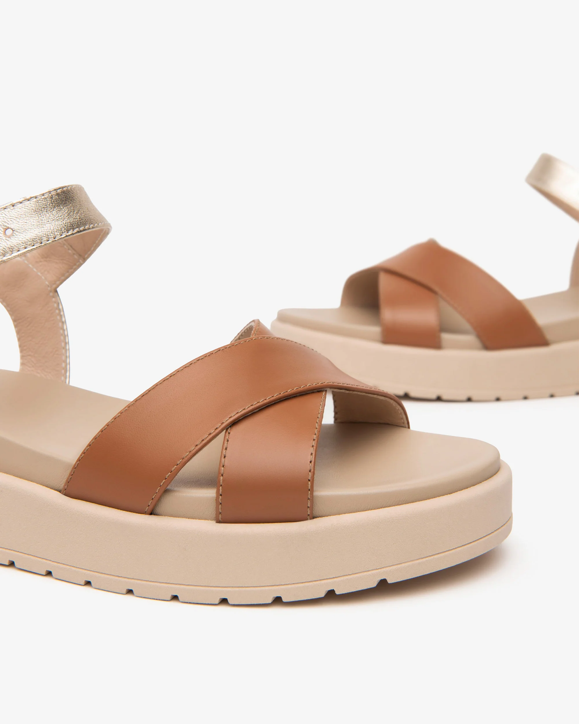 Women's Leather Sandals - Image 3