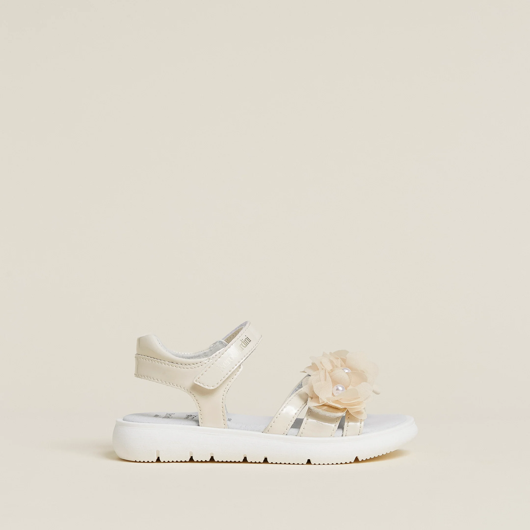 Junior Leather and Technical Fabric Sandals for Girls