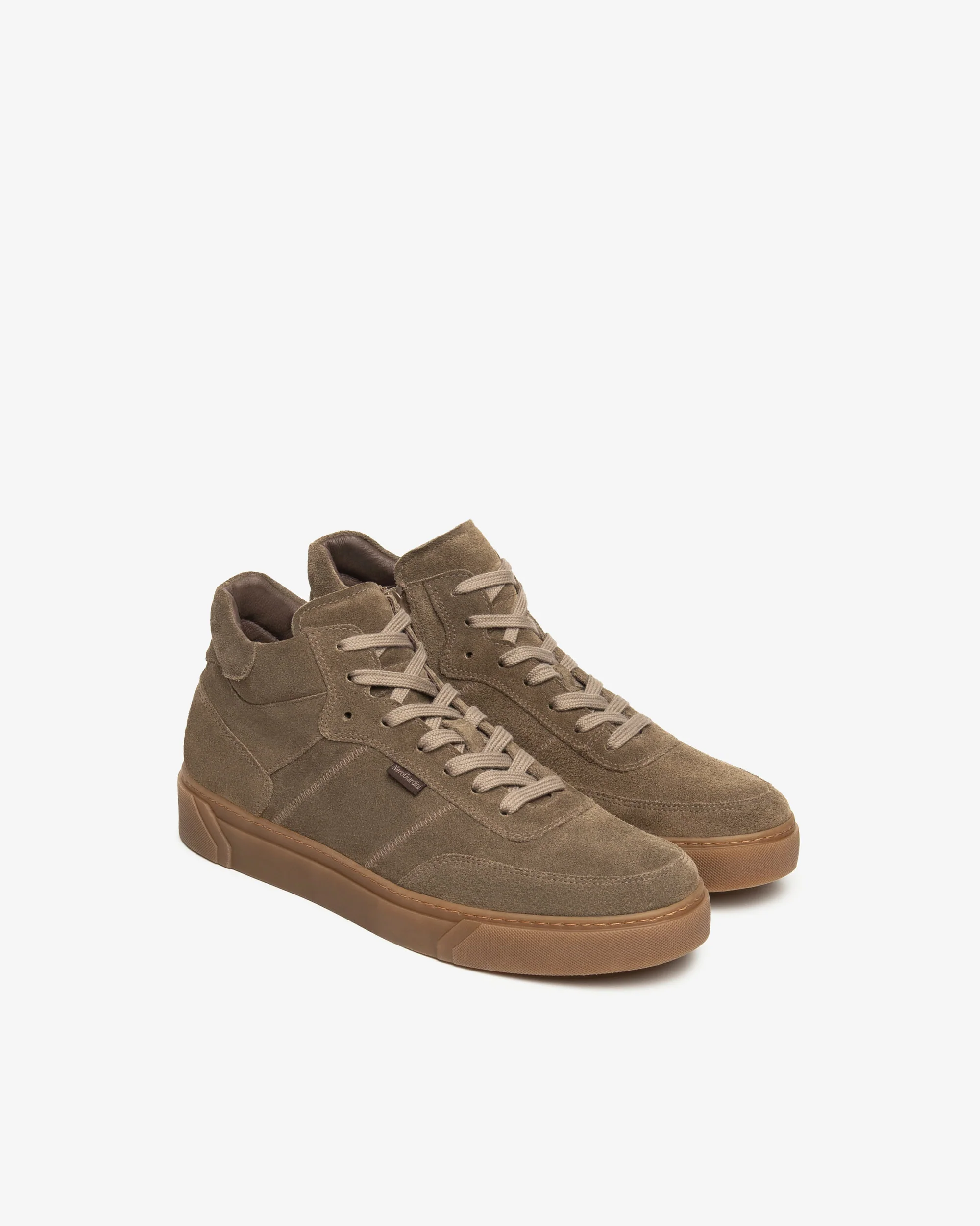 Men’s High-top Suede Sneakers - Image 2