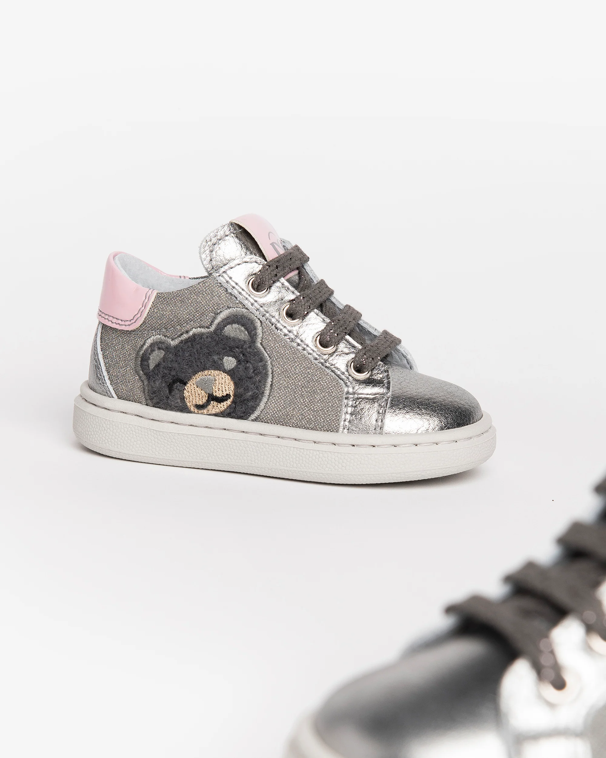Baby Girl Leather Sneakers - Image 3