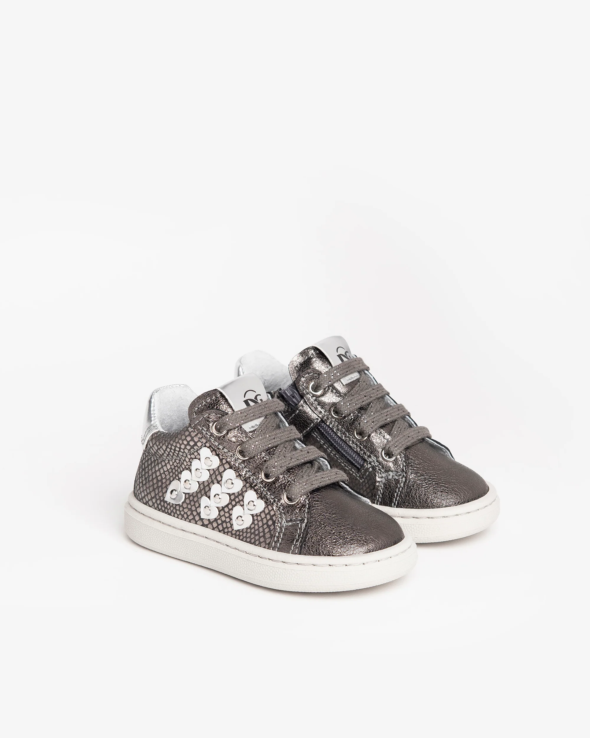 Baby Girl Leather Sneakers - Image 2