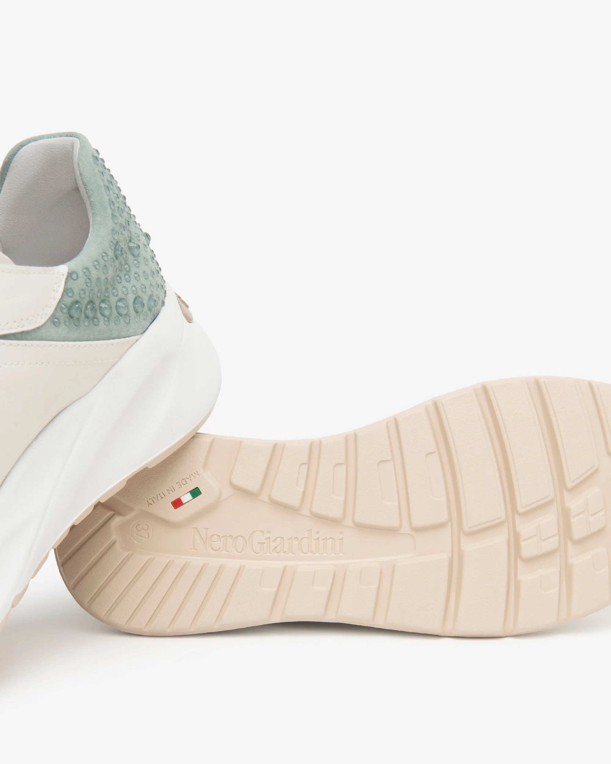Women’s Leather and Suede Sneakers - Image 4