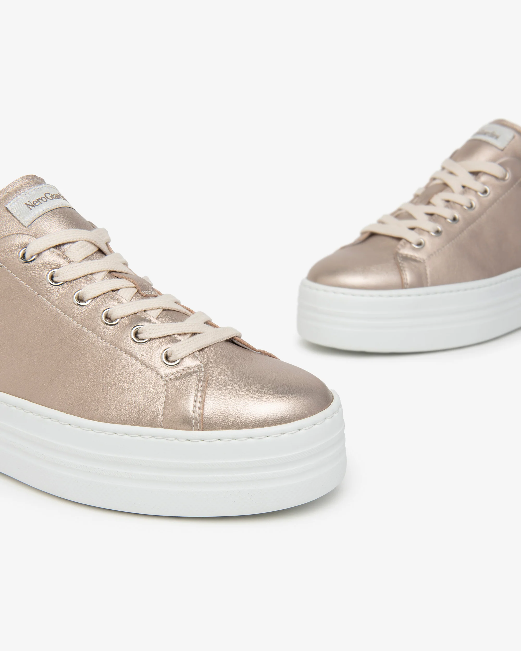 Women’s Leather Sneakers - Image 3