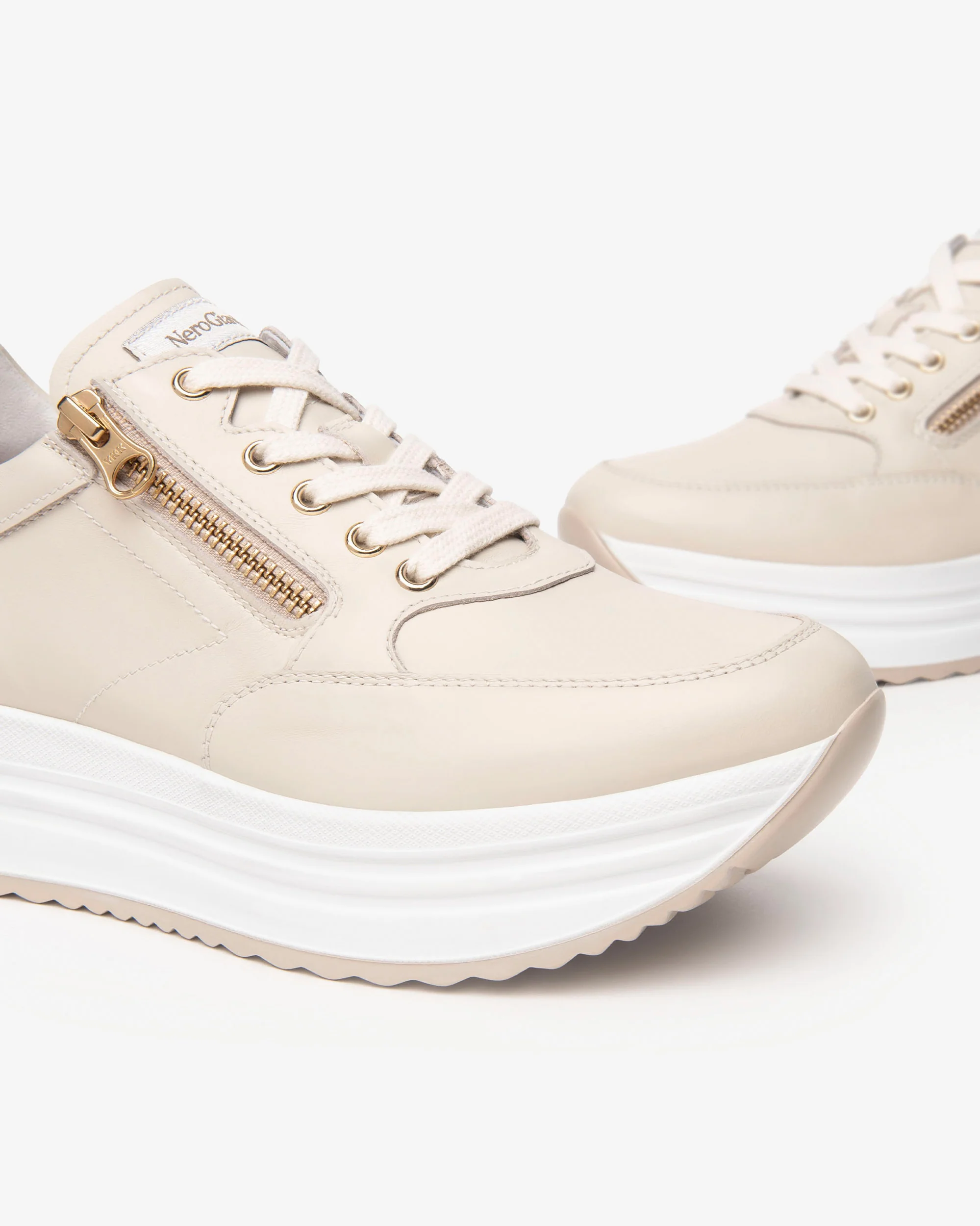 Women’s Leather Sneakers - Image 3