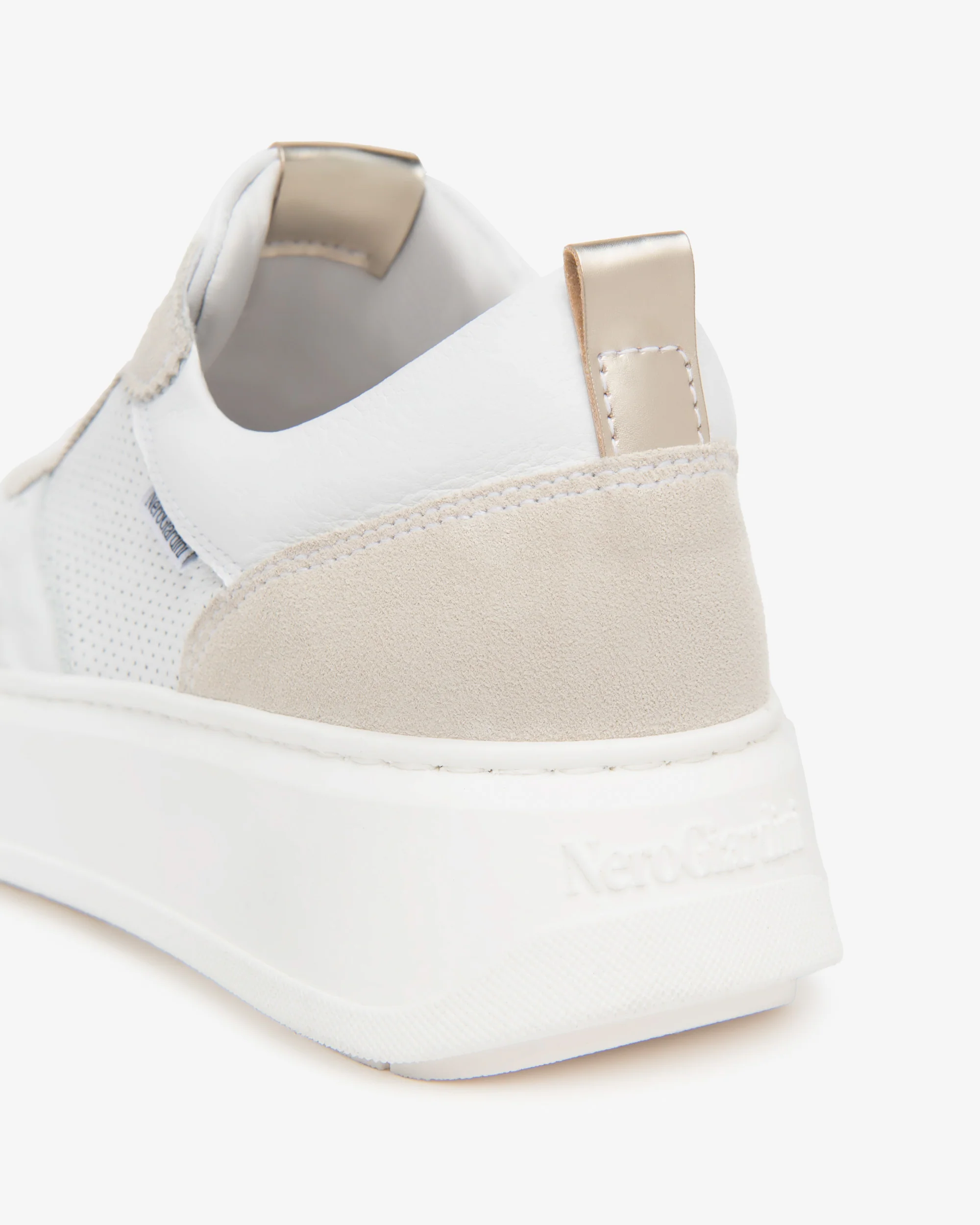 Women’s Suede, Leather and Technical Fabric Sneakers - Image 3