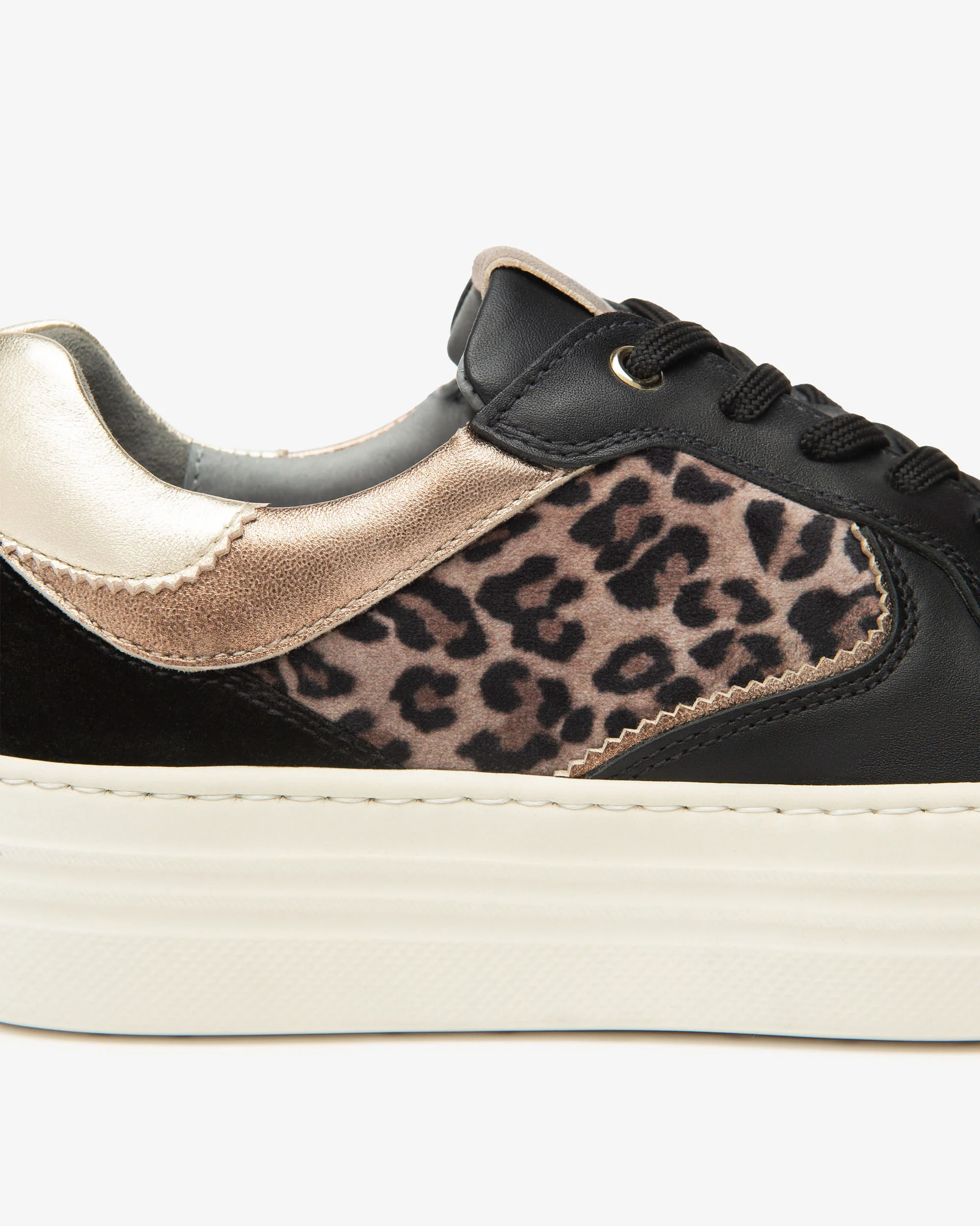 Women’s Suede, Leather and Technical Fabric Sneakers - Image 3
