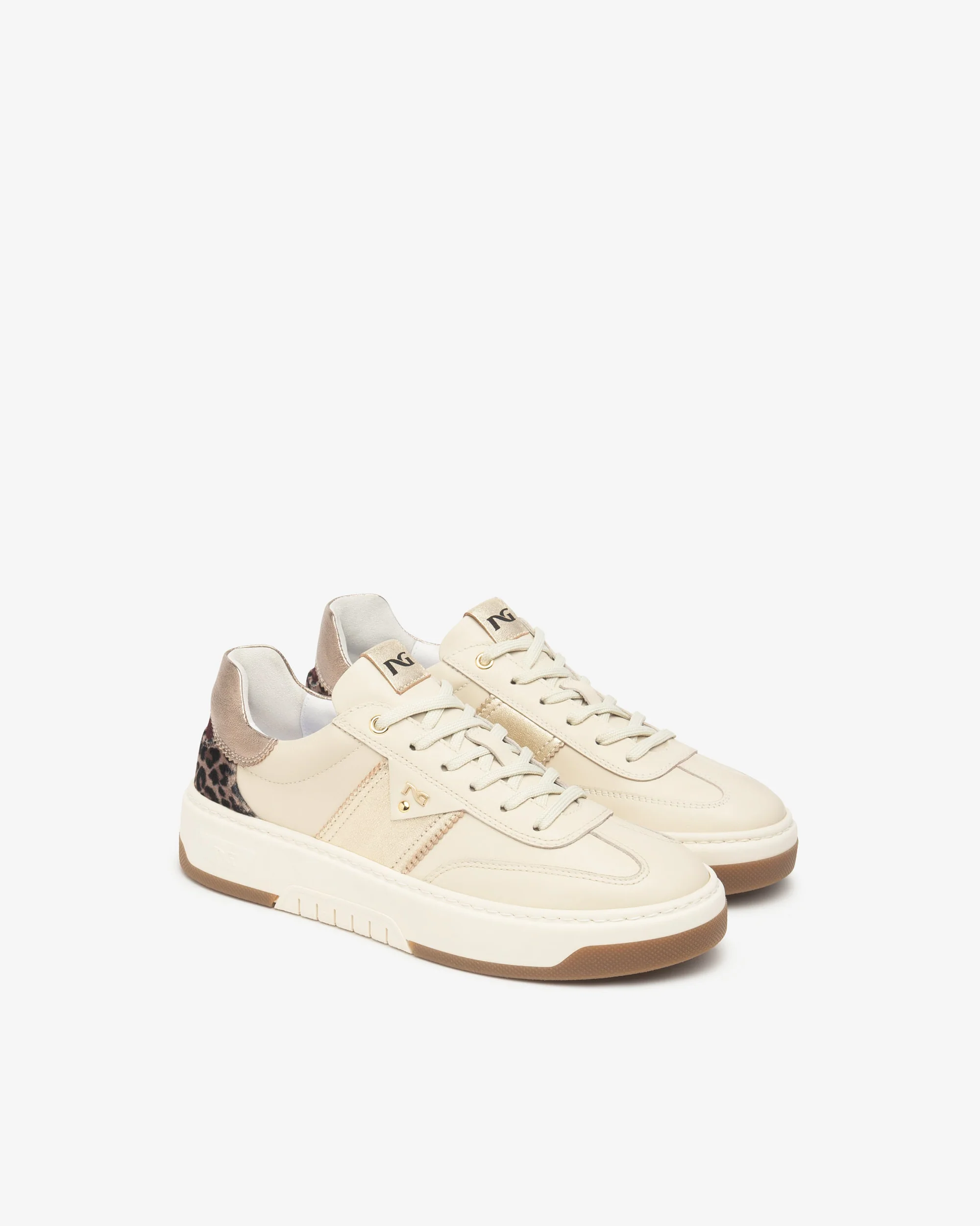 Women’s Suede, Leather and Technical Fabric Sneakers - Image 2