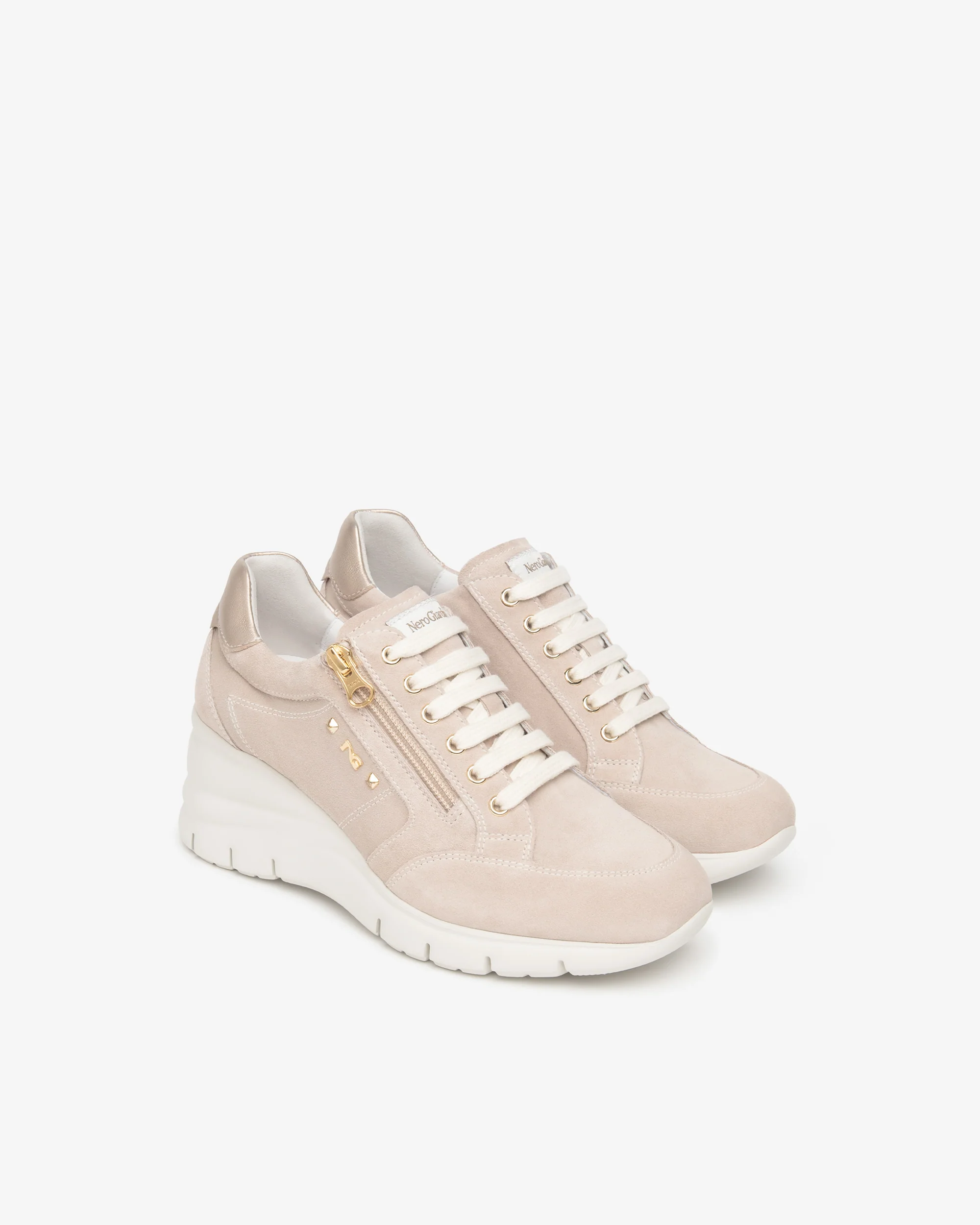 Women’s Suede and Leather Sneakers - Image 2