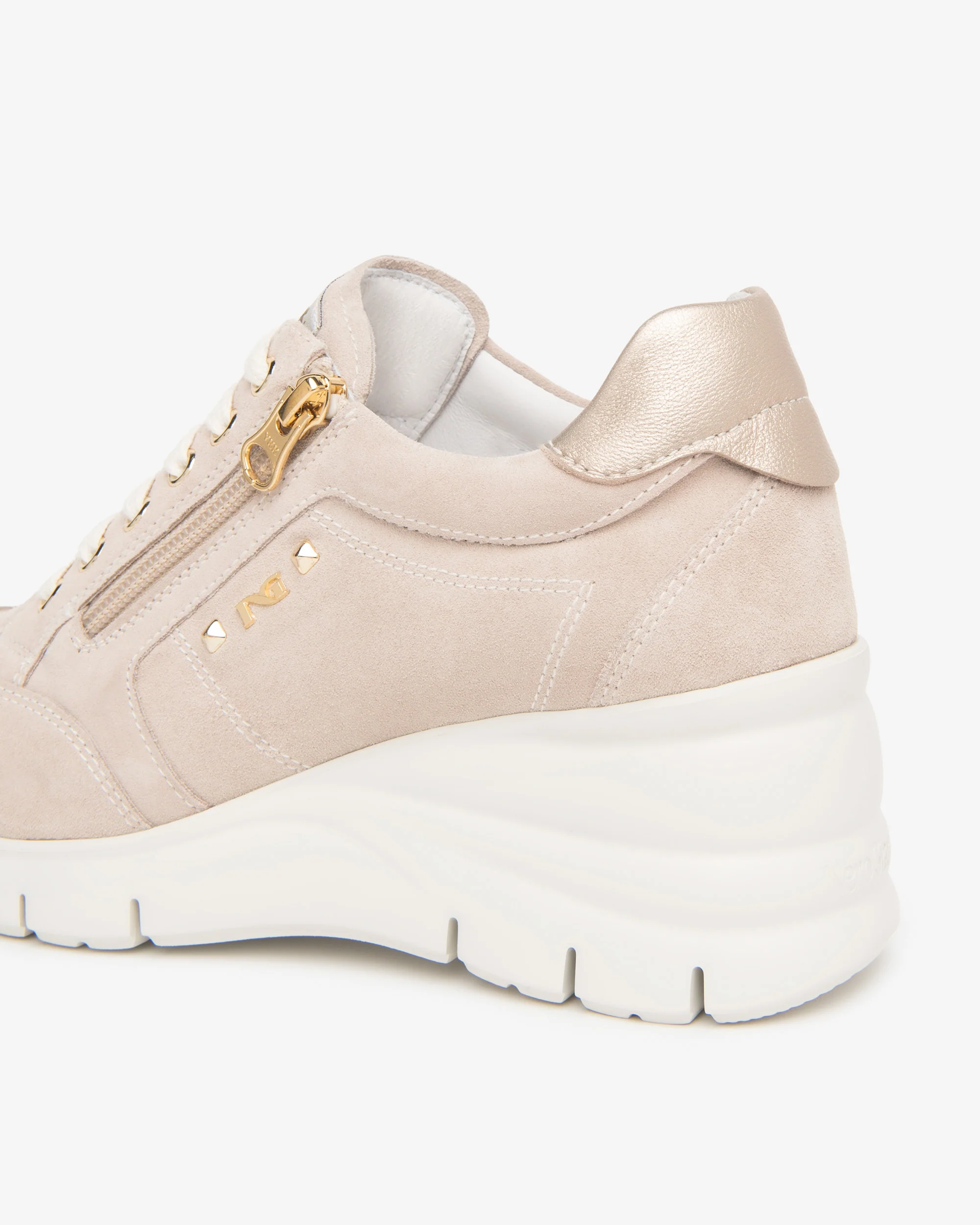 Women’s Suede and Leather Sneakers - Image 3