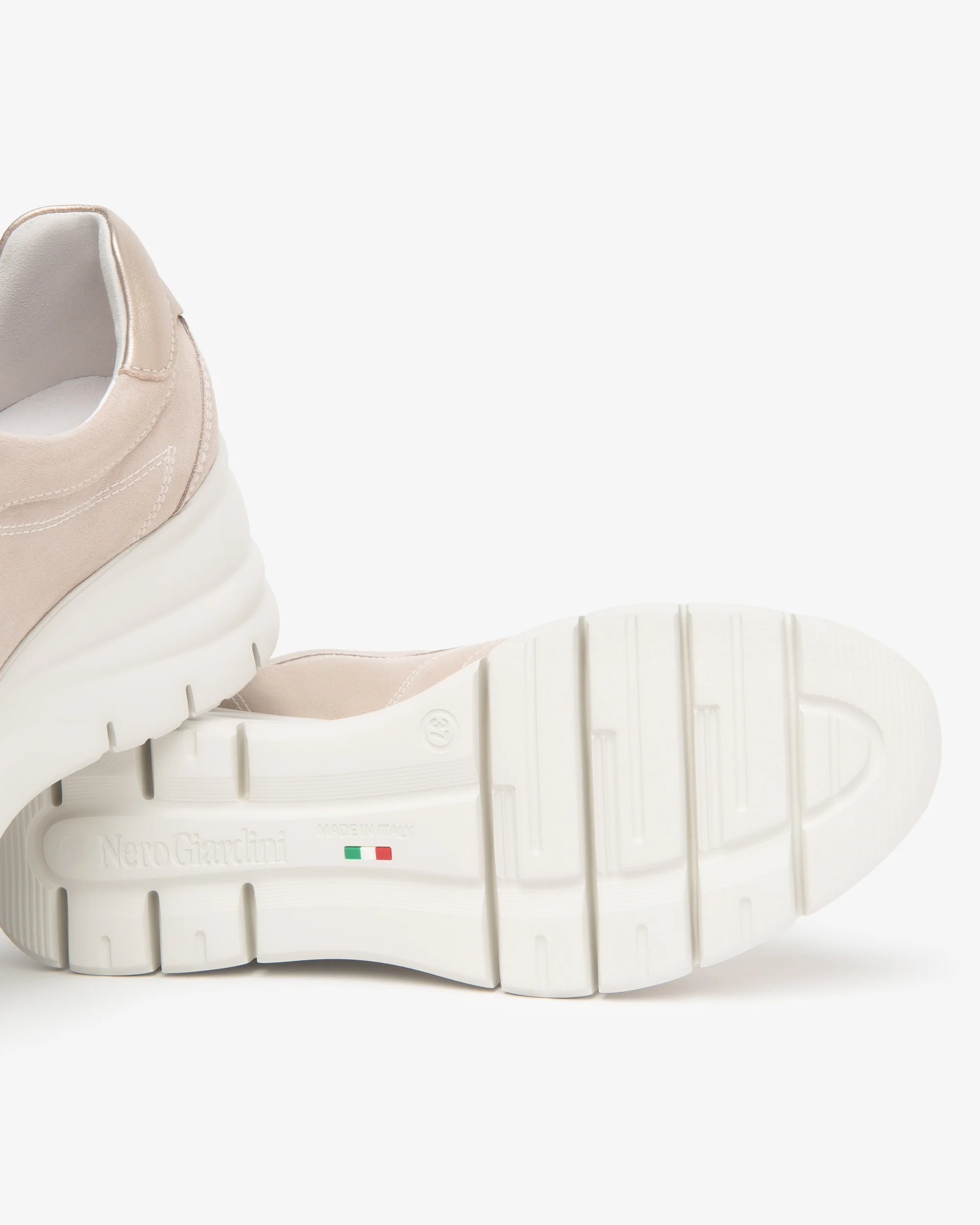 Women’s Suede and Leather Sneakers - Image 4