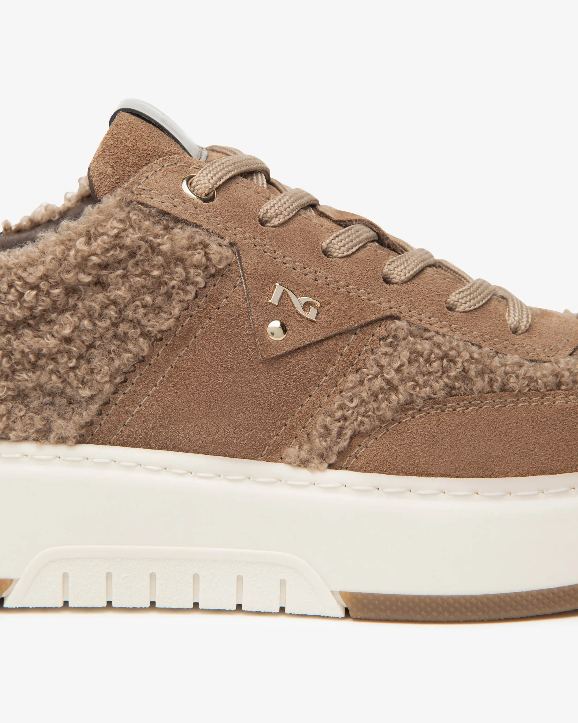 Women’s Suede, Fabric and Technical Fabric Sneakers - Image 3