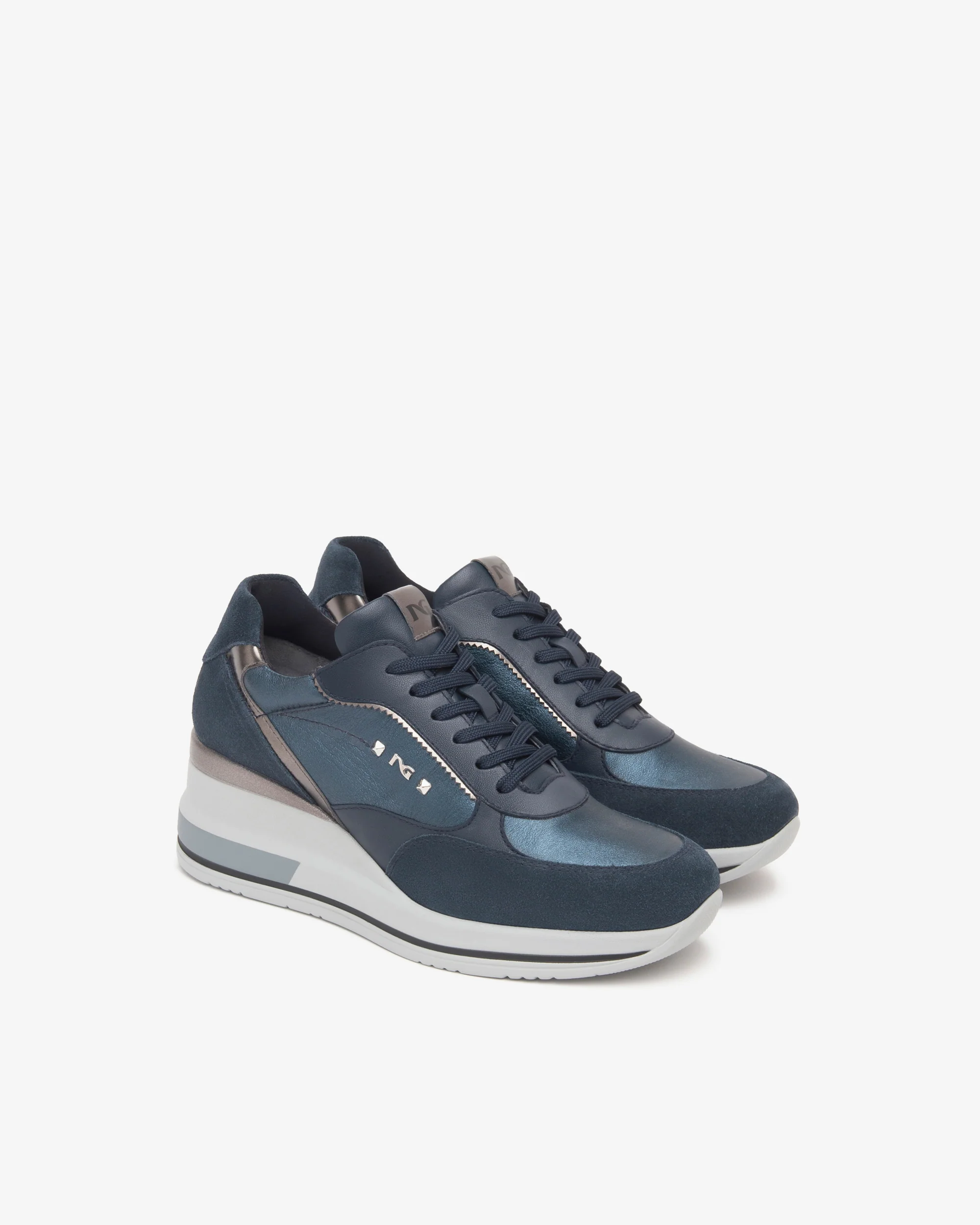 Women’s Suede, Patent Leather, Leather and Technical Fabric Sneakers - Image 2