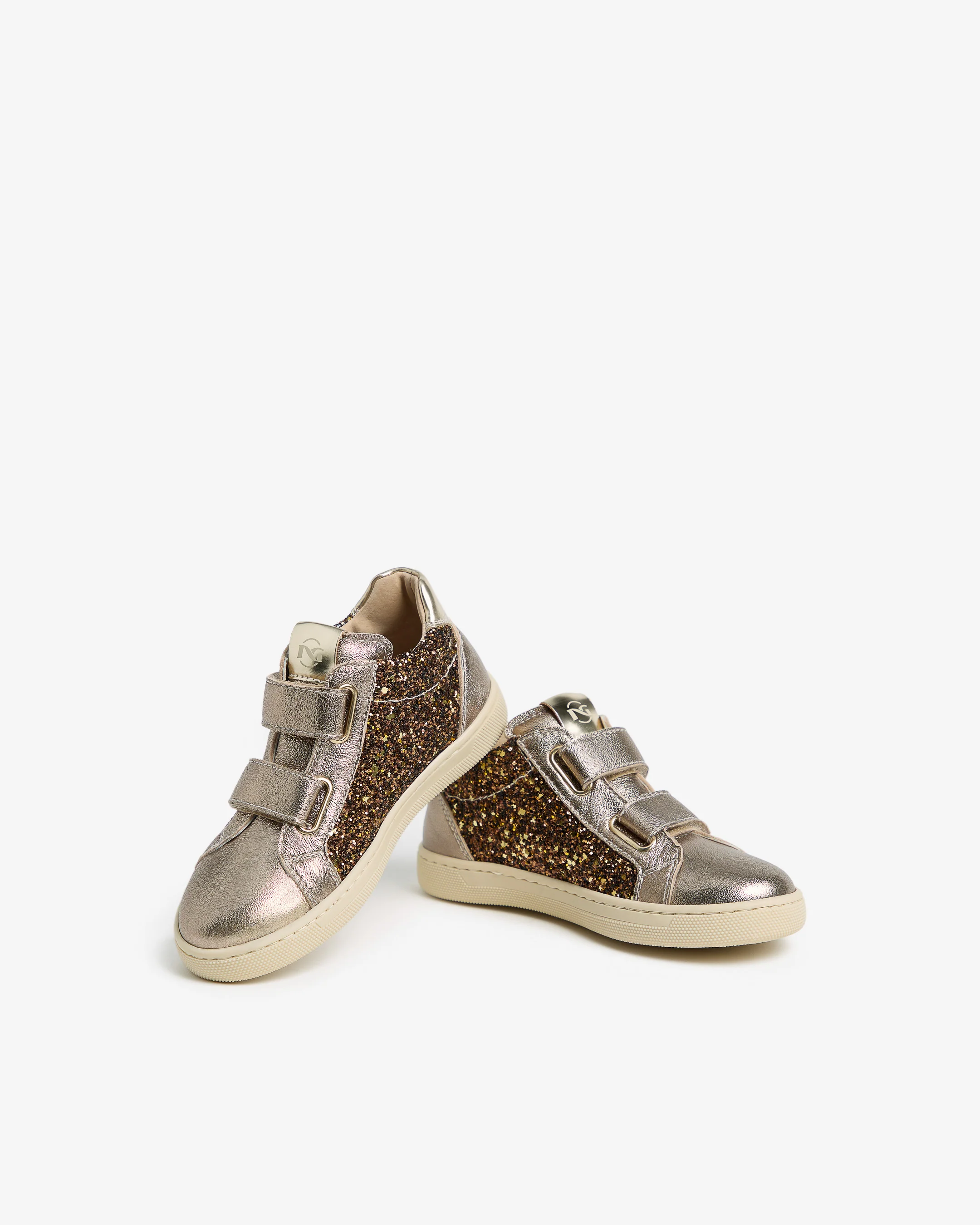 Junior Leather and Technical Fabric Sneakers for Girls - Image 2