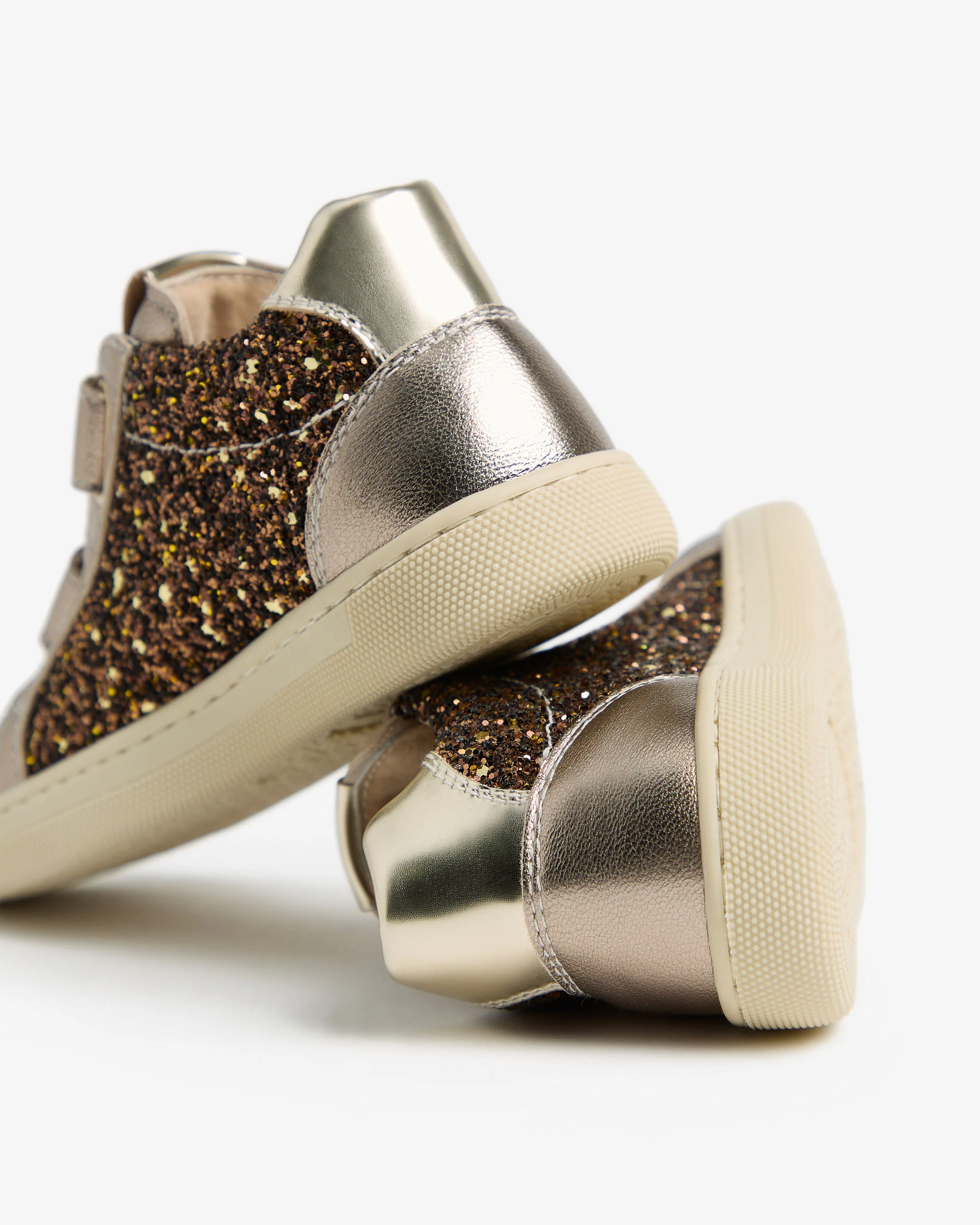 Junior Leather and Technical Fabric Sneakers for Girls - Image 3