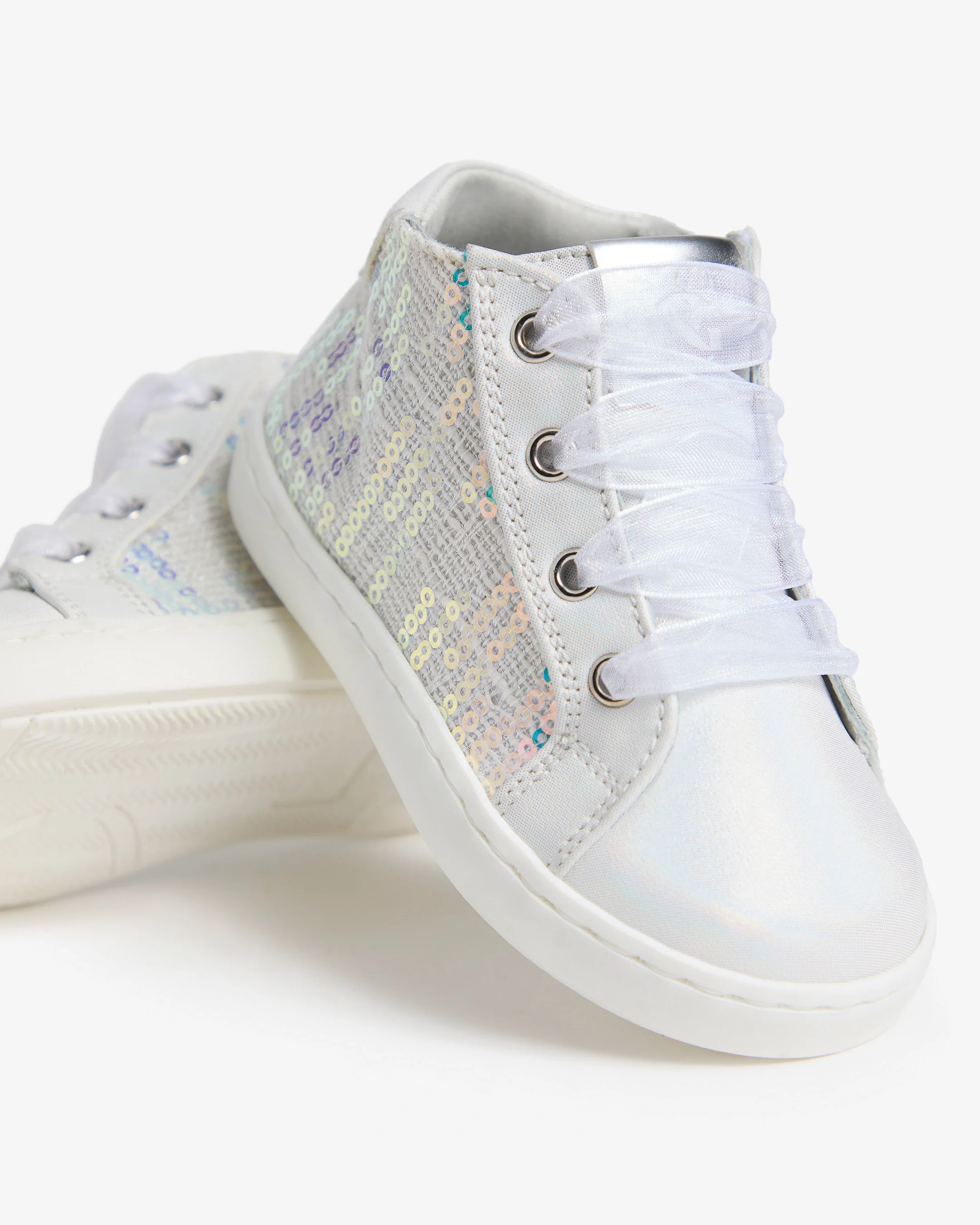 Junior Fabric and Technical Material Sneakers for Girls - Image 4