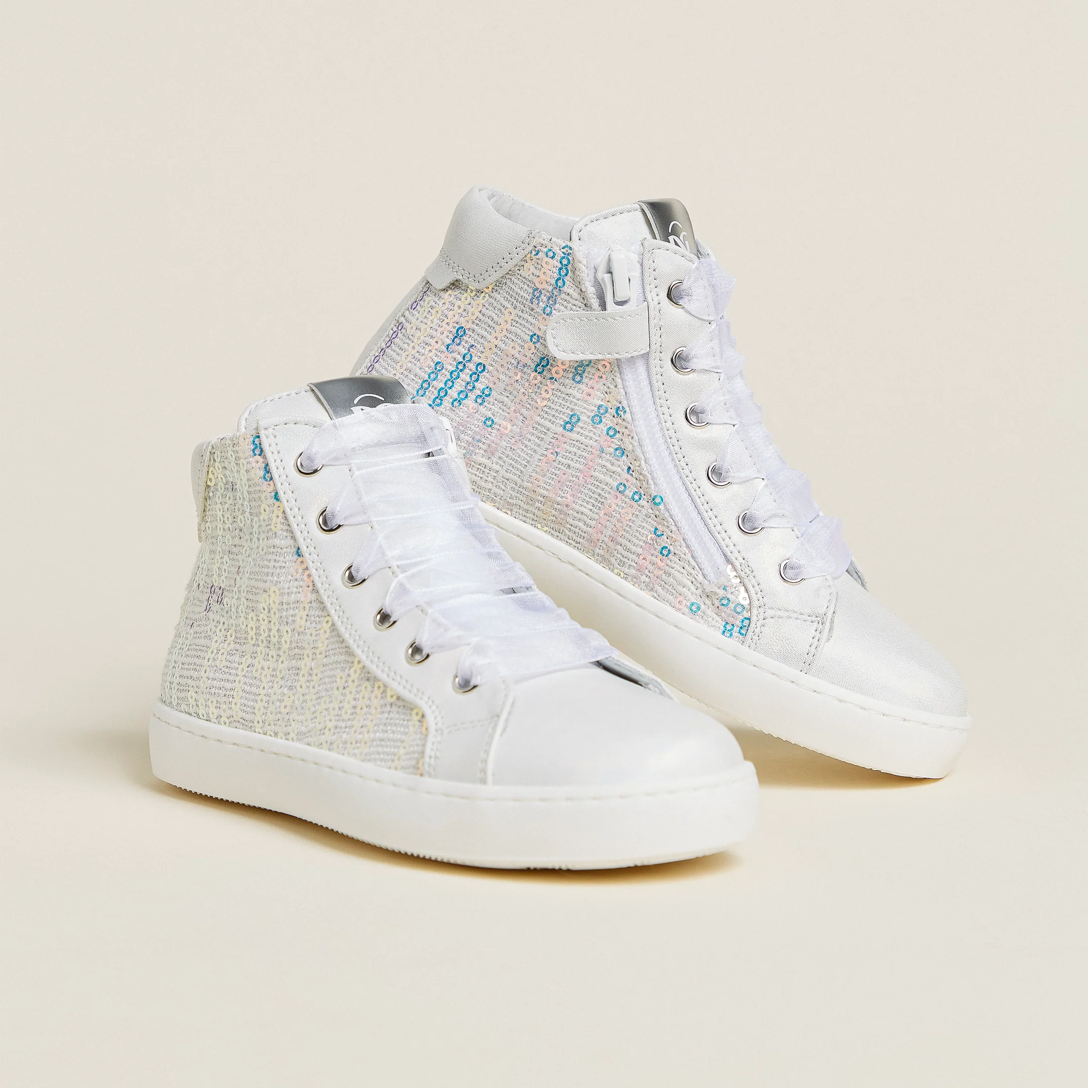 Junior Fabric and Technical Material Sneakers for Girls - Image 2