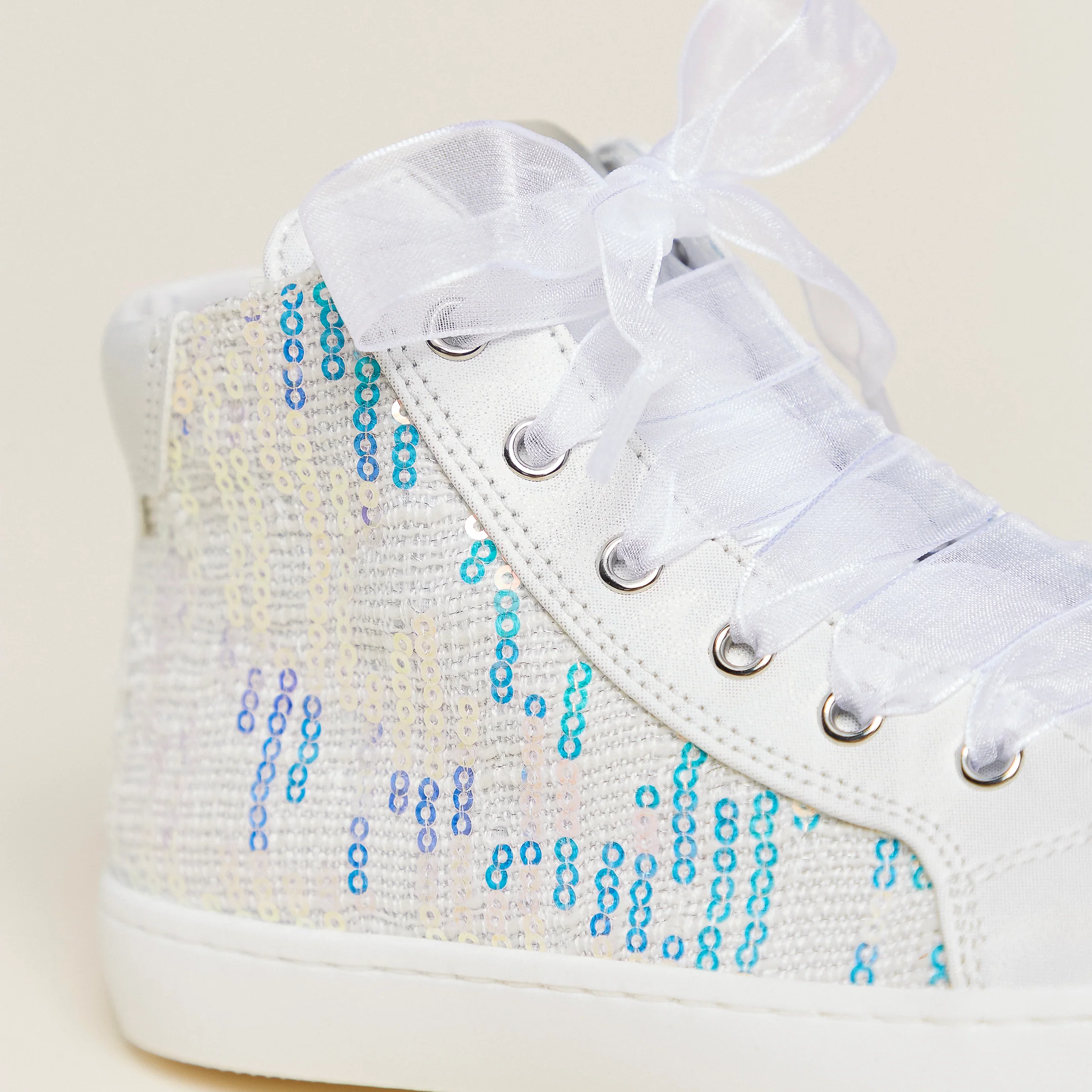 Junior Fabric and Technical Material Sneakers for Girls - Image 4