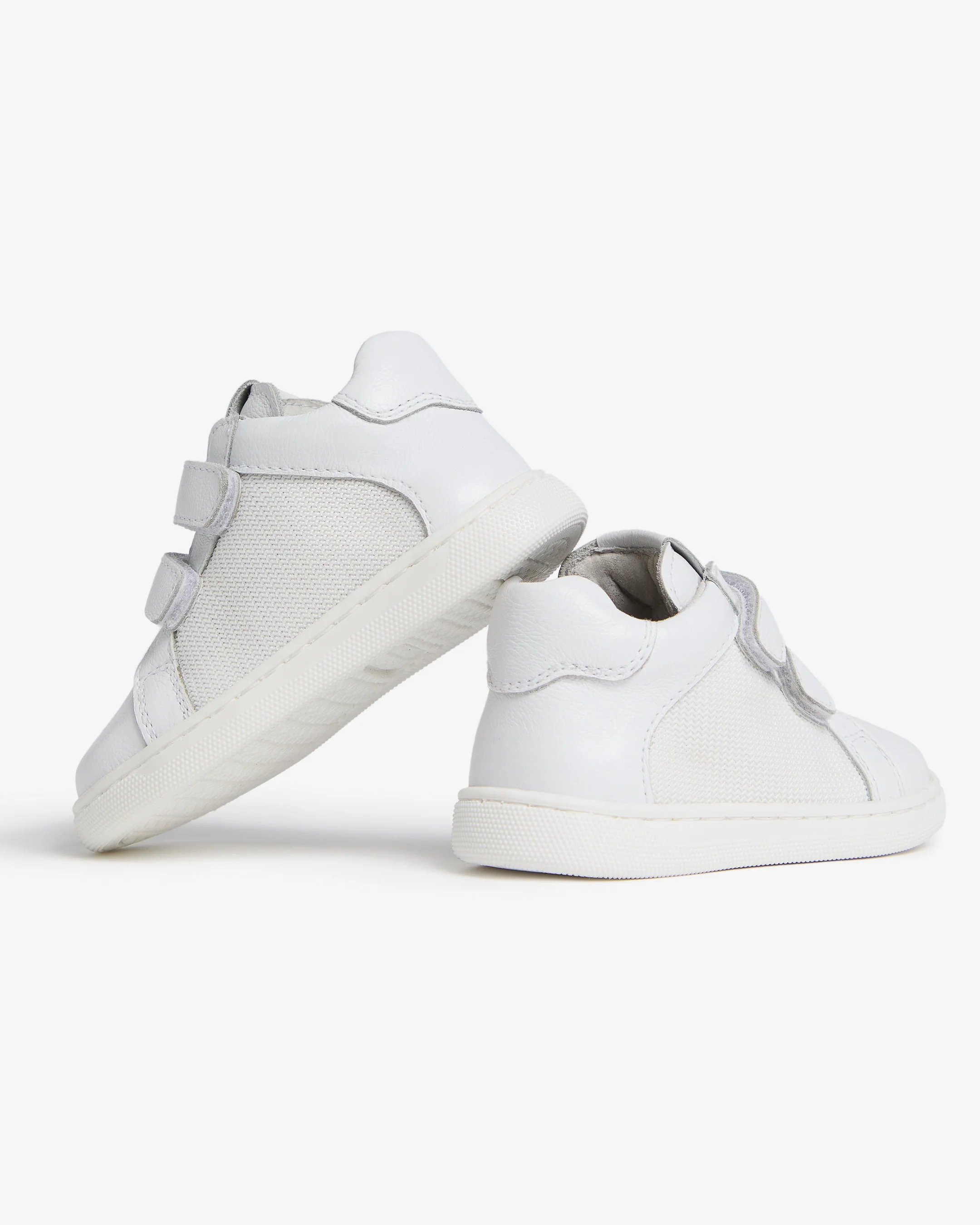 Junior Technical Fabric and Leather Sneakers for Boys - Image 3