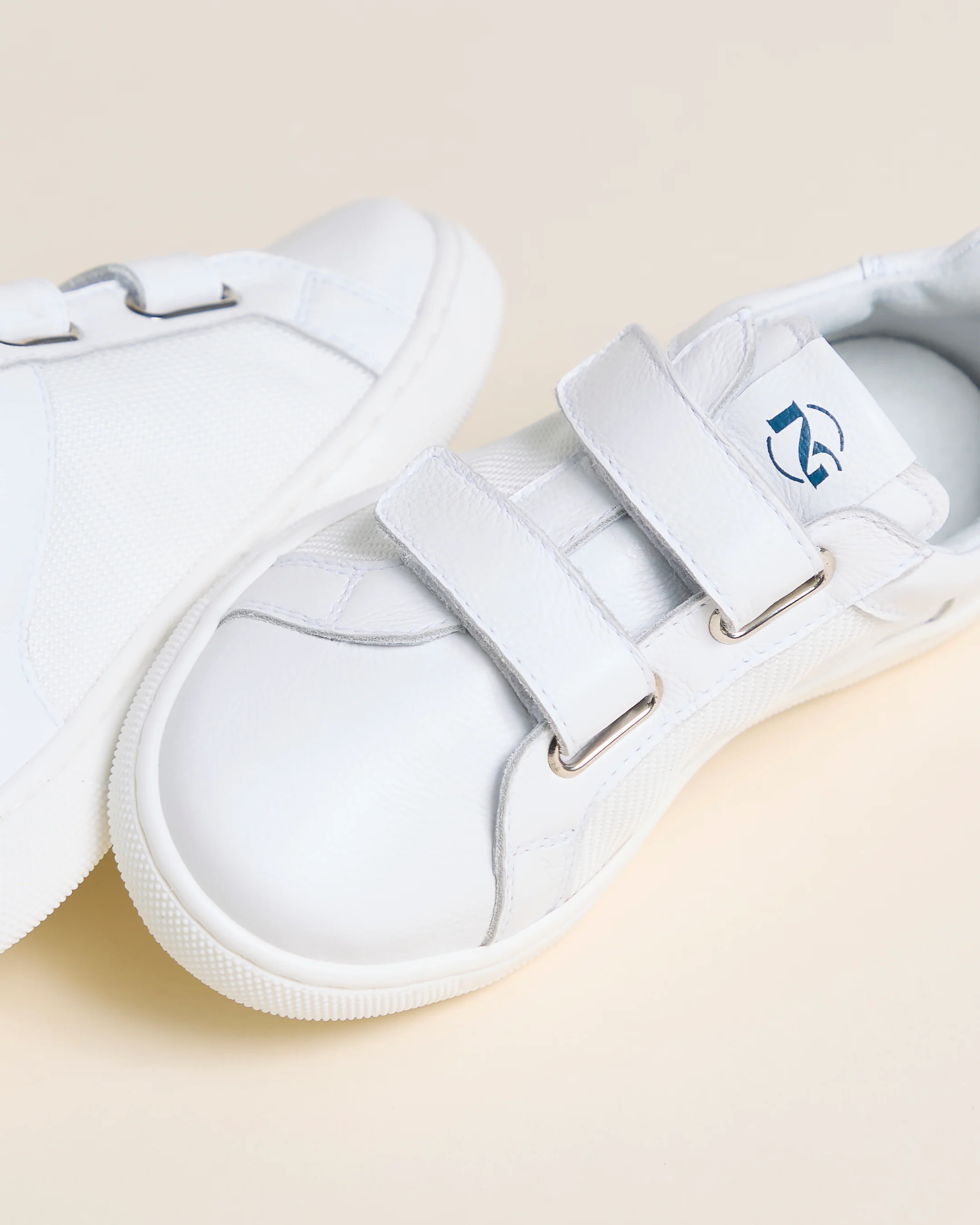 Junior Technical Fabric and Leather Sneakers for Boys - Image 4