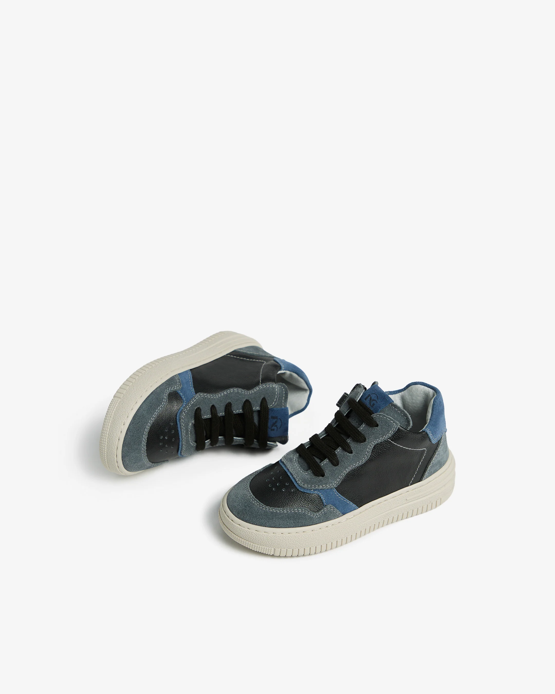 Junior Leather and Suede Sneakers for Boys - Image 2