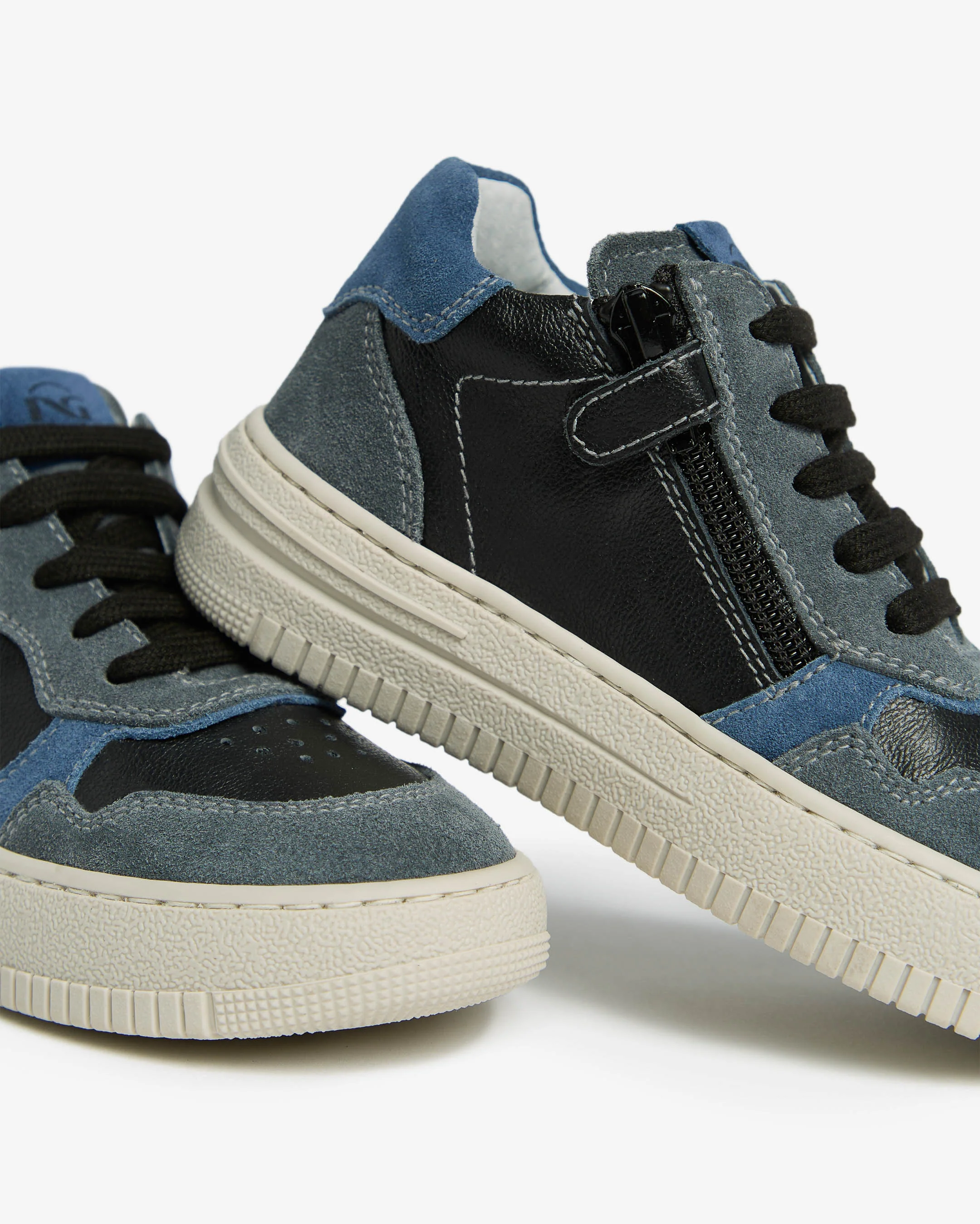 Junior Leather and Suede Sneakers for Boys - Image 4