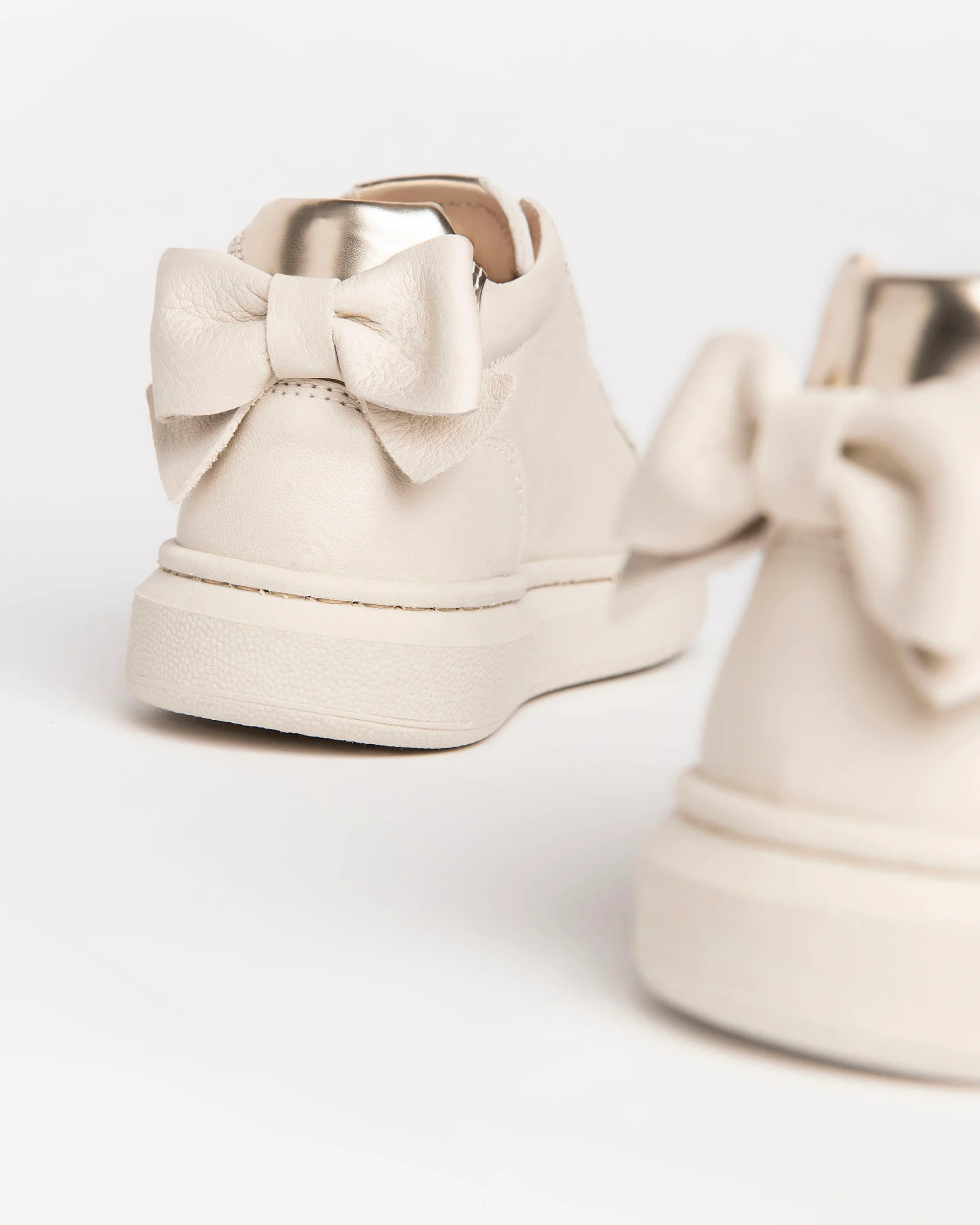 Kids’ Leather Sneakers for Girls - Image 3