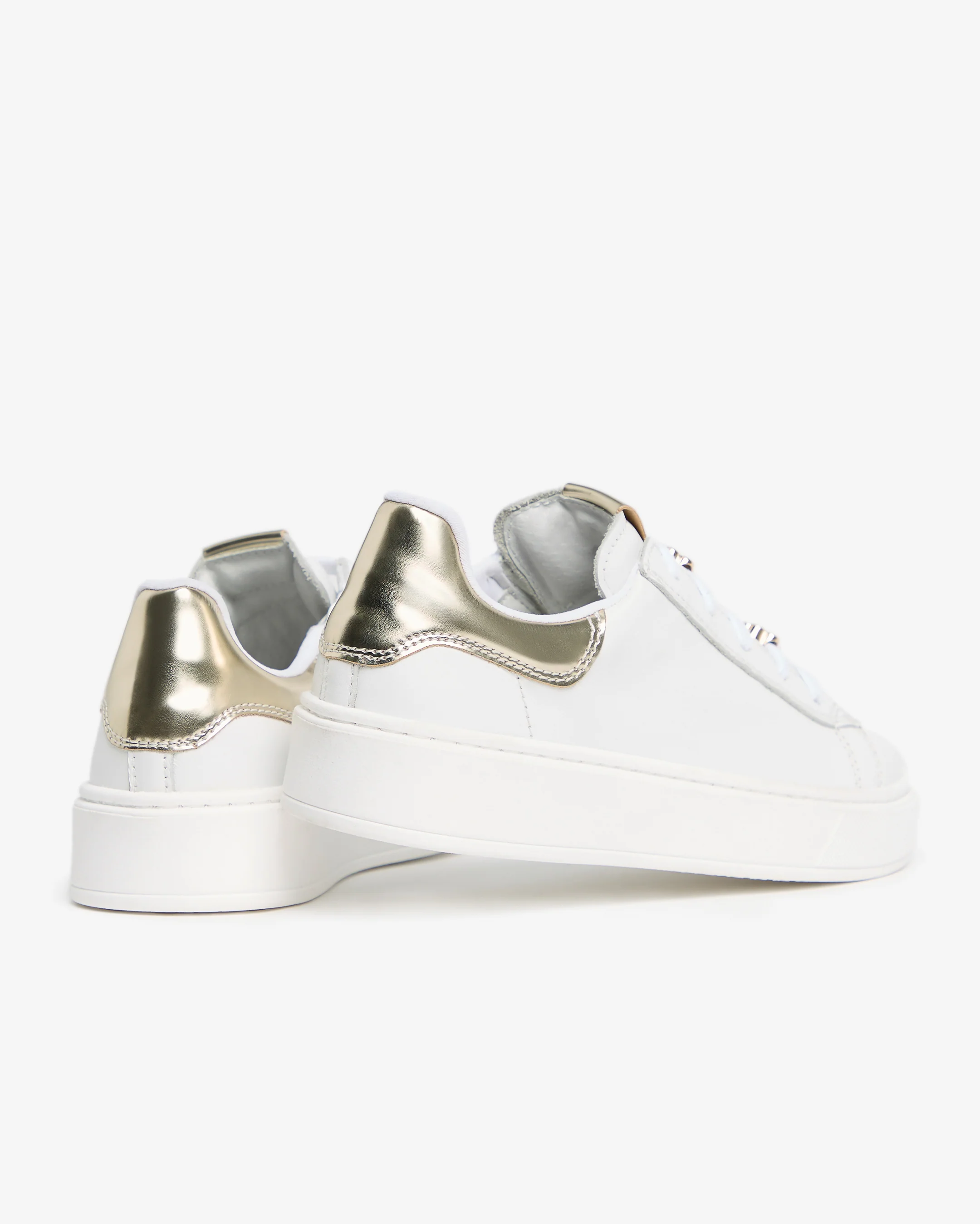 Teen Girls’ Leather and Technical Fabric Sneakers - Image 3