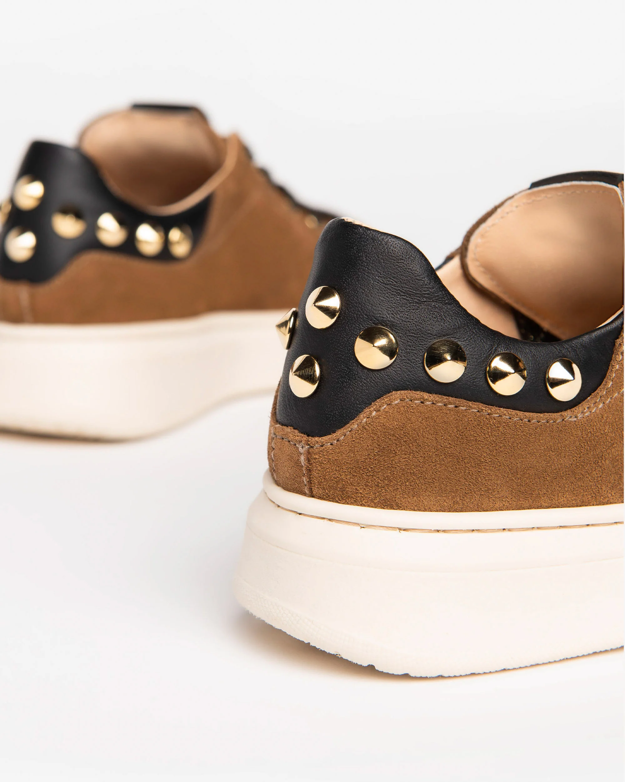 Teen Girls’ Suede and Leather Sneakers - Image 3