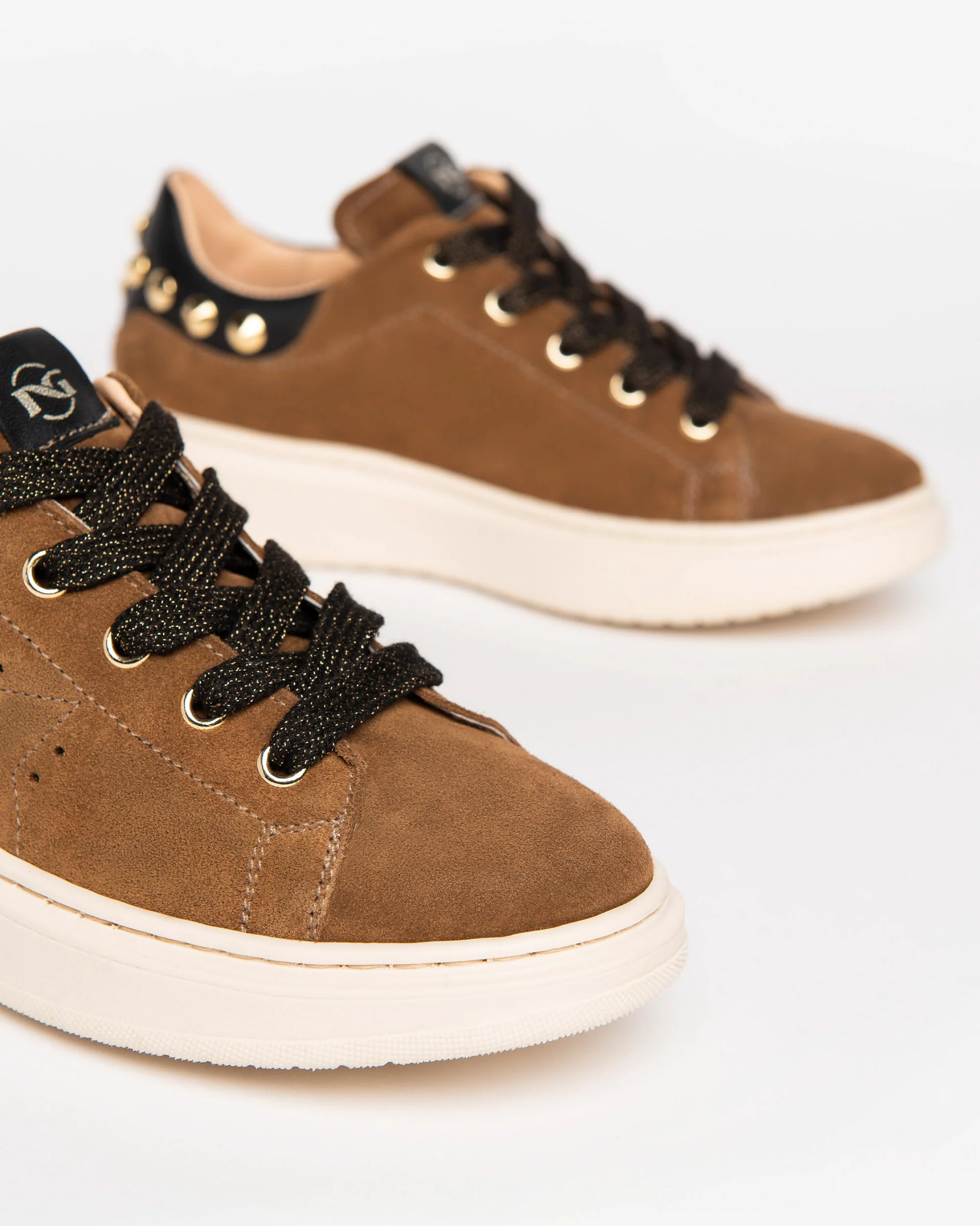 Teen Girls’ Suede and Leather Sneakers - Image 4