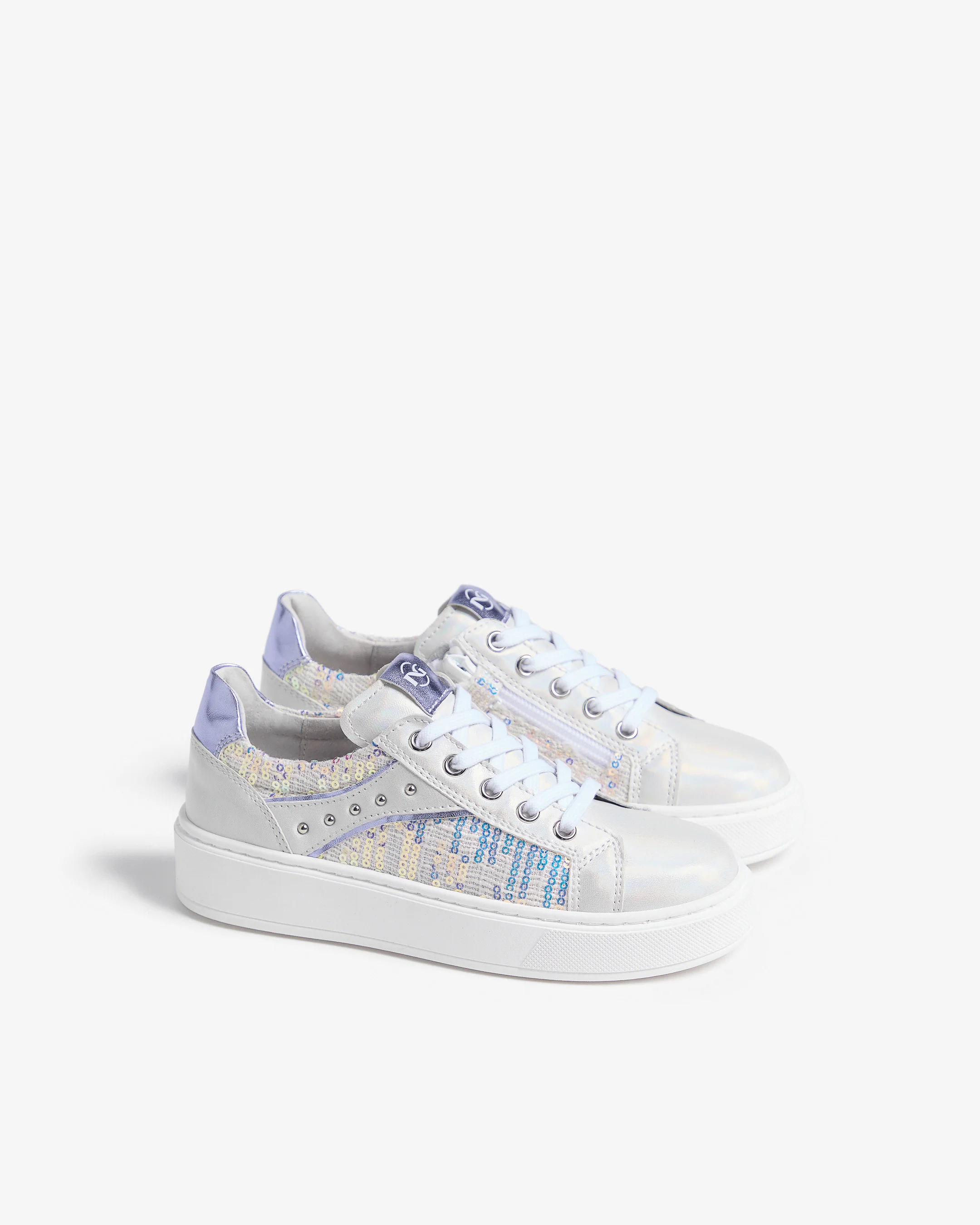 Teen Girls’ Fabric and Technical Material Sneakers - Image 2