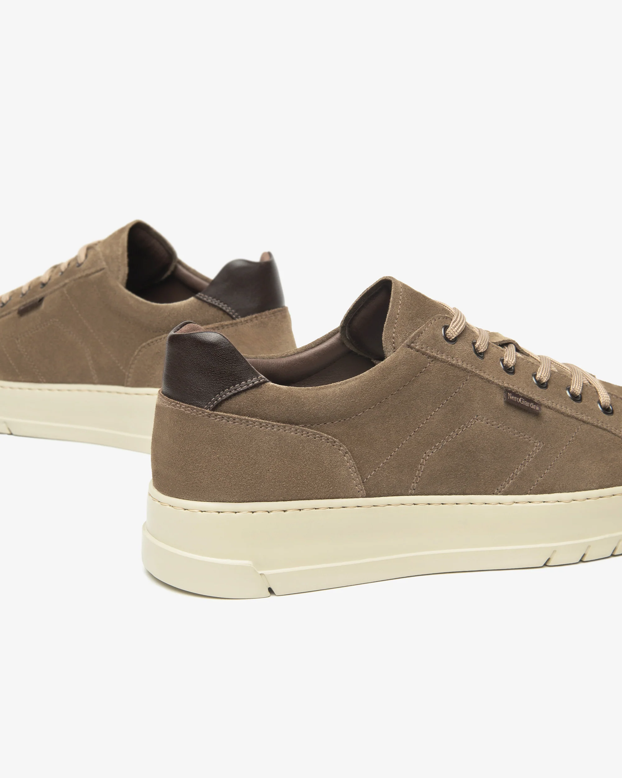 Men’s Leather and Suede Sneakers - Image 4