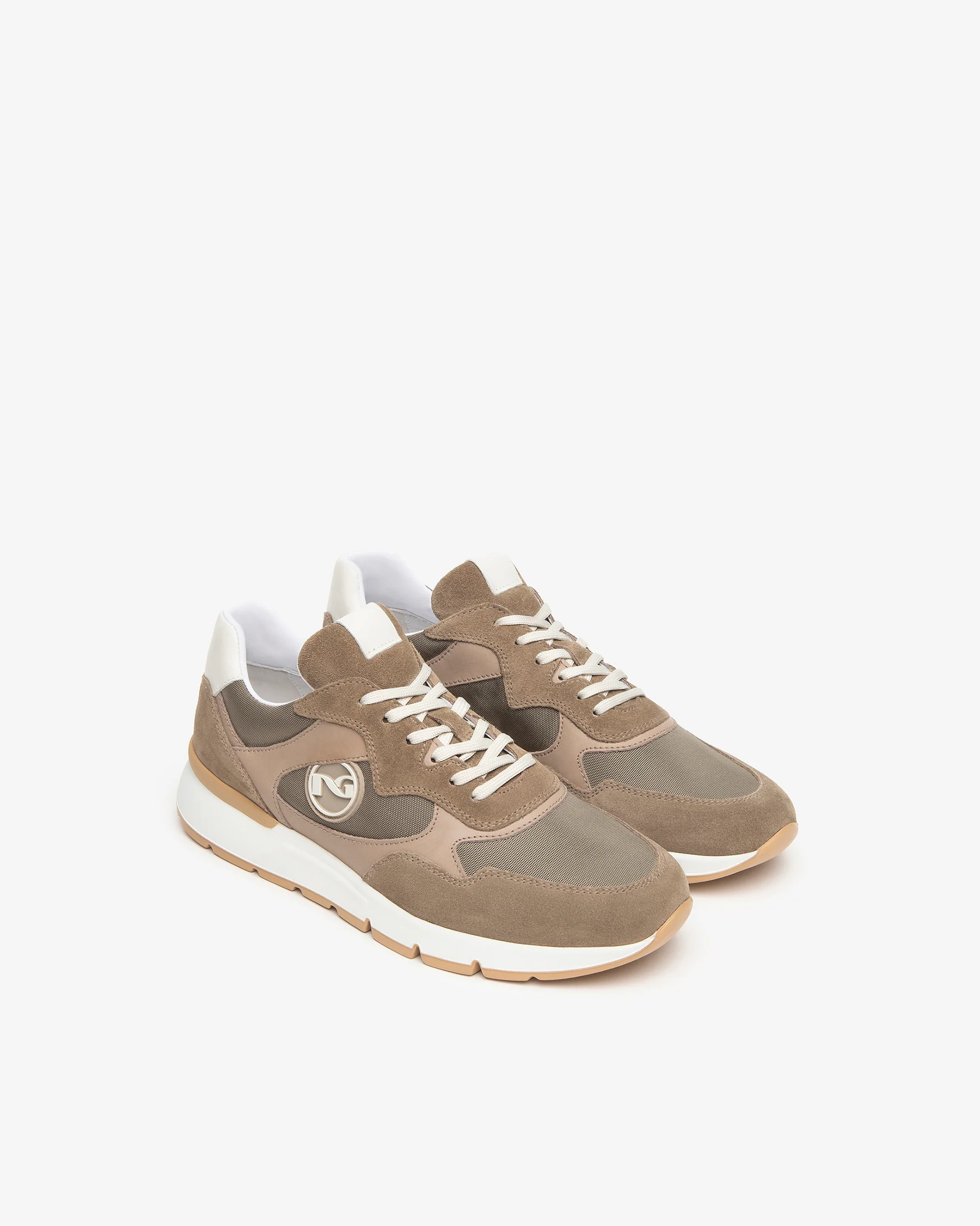 Men’s Suede, Leather and Canvas Sneakers - Image 2