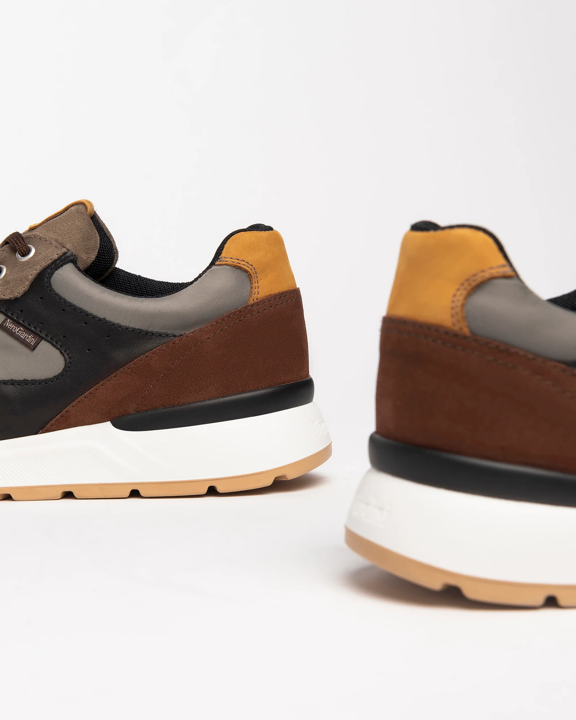 Men’s Suede, Leather and Canvas Sneakers - Image 4