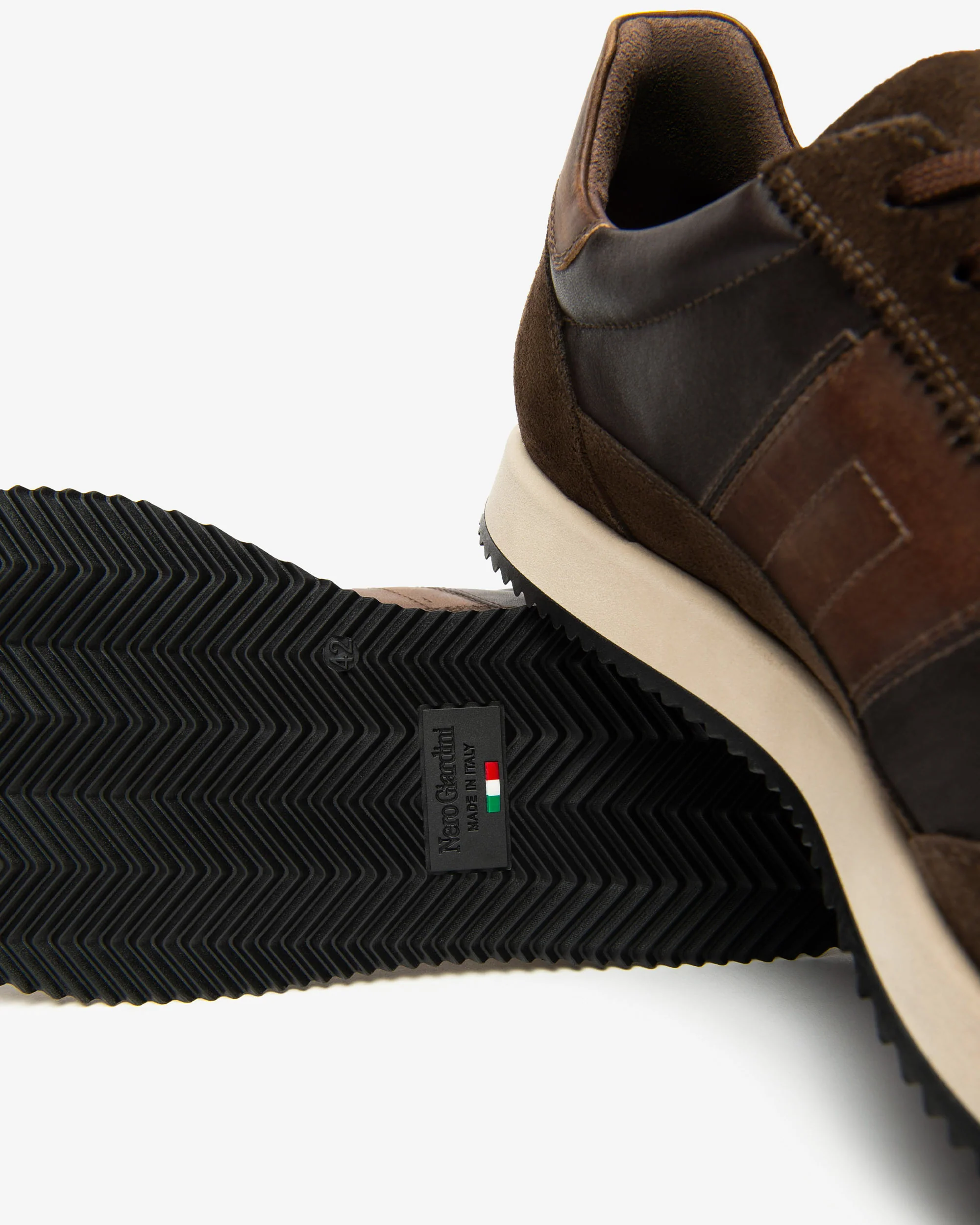 Men’s Leather and Suede Sneakers - Image 4