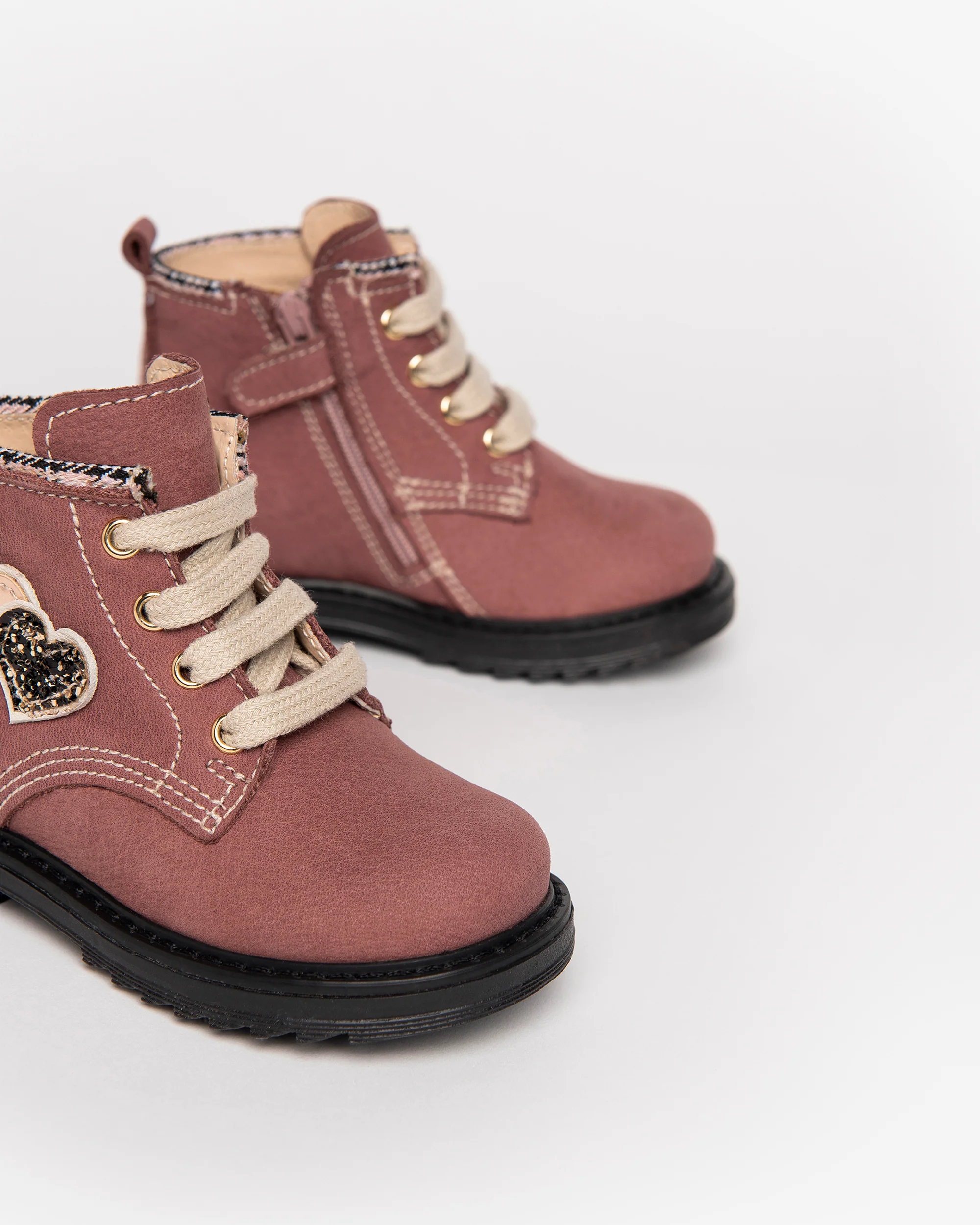 Baby Girl Leather Ankle Boots - Image 4