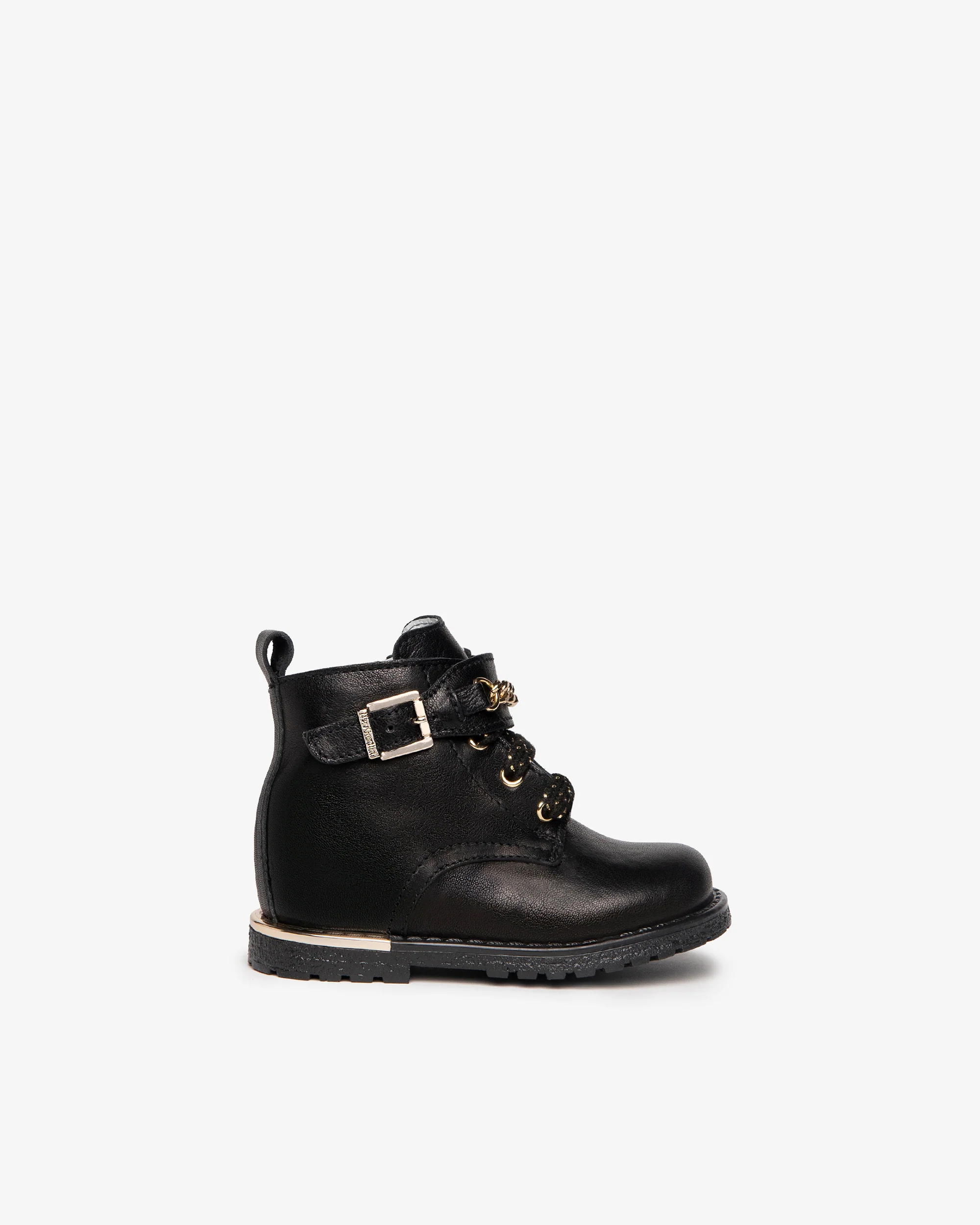 Baby Girl Leather Ankle Boots