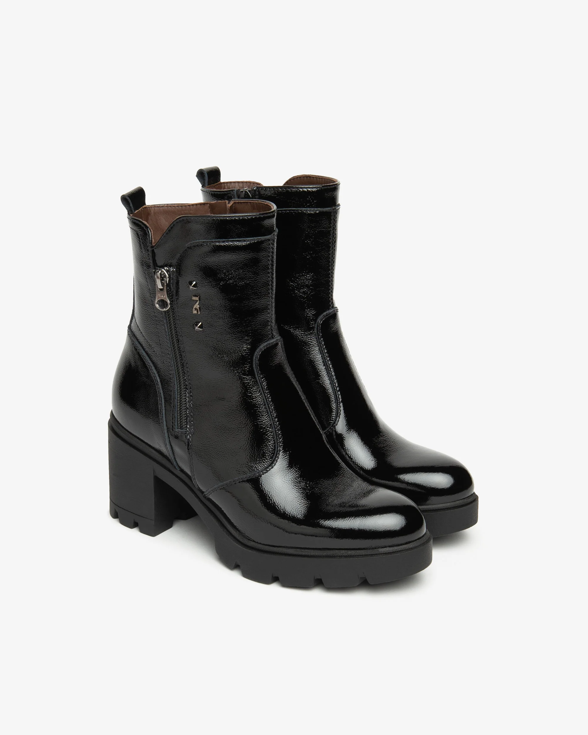 Women’s Patent Ankle Boots - Image 2