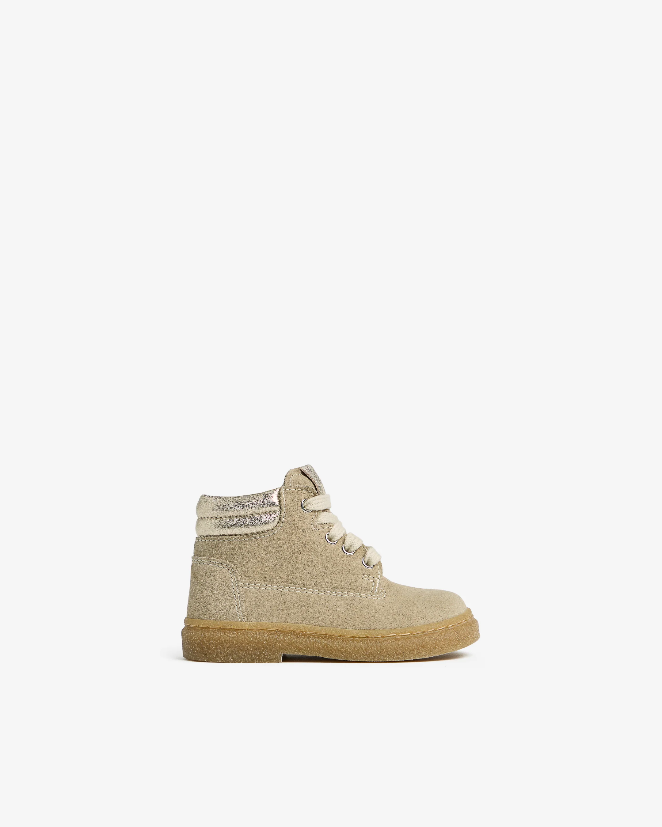 Junior Suede and Leather Ankle Boots for Girls