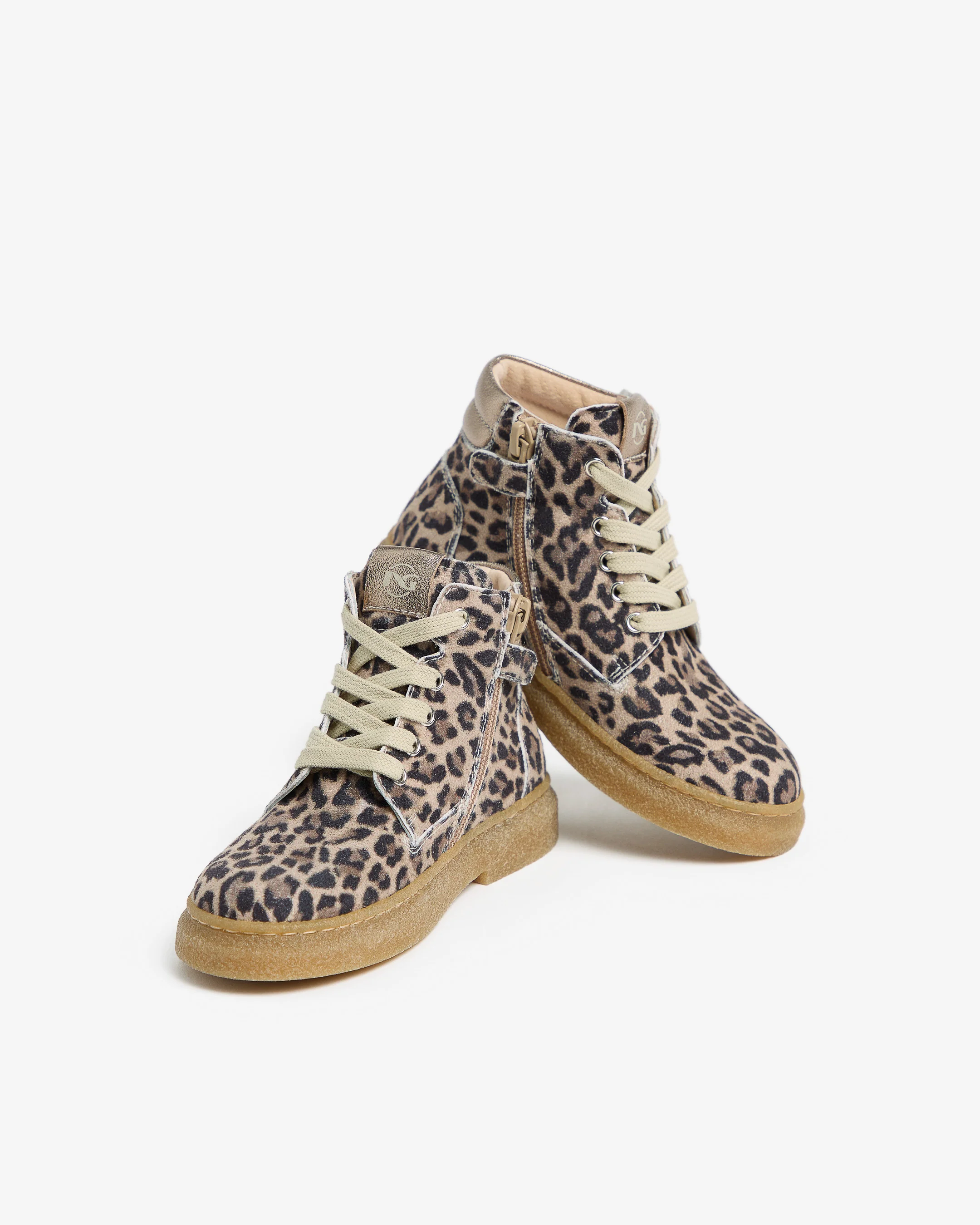 Junior Technical Fabric and Leather Ankle Boots for Girls - Image 2